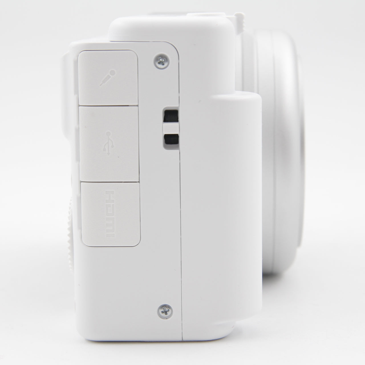 Refurbished Sony ZV-1F Vlog Camera (White) - Perfect for YouTube, Travel & Content Creation - 4K Video, Flip Screen & Compact Design