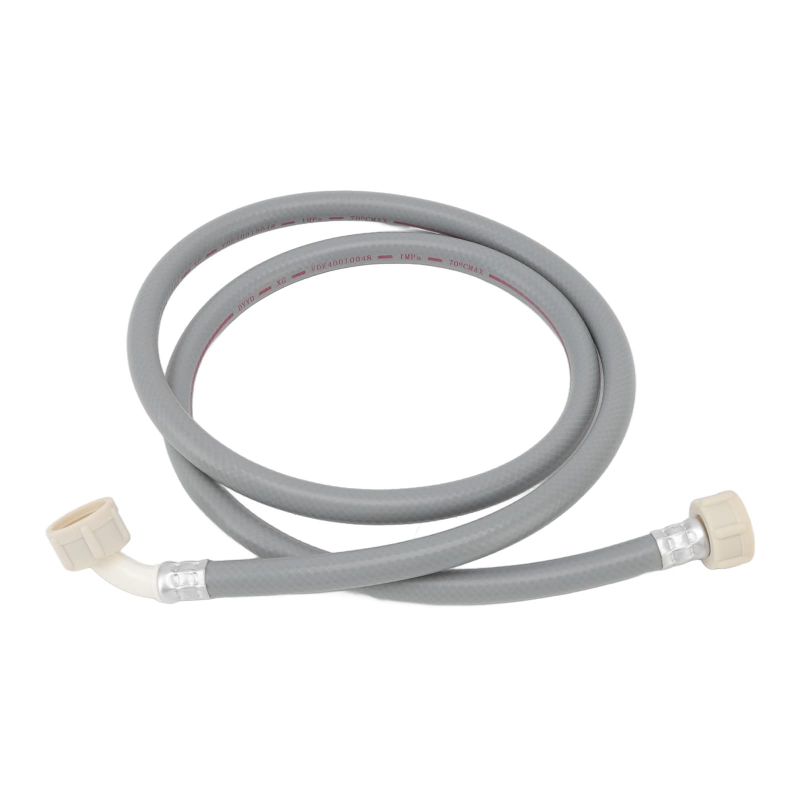 **Heavy Duty PVC Washing Machine Water Inlet Hose - 3/4 Inch G Thread, 156cm Extension Pipe with Reinforced Washer for Laundry & Dishwasher Connections**    *(Perfect for LG, Samsung, Whirlpool, GE & More - Ideal for Tight Spaces, RV Use & Home Appliance Installations)*