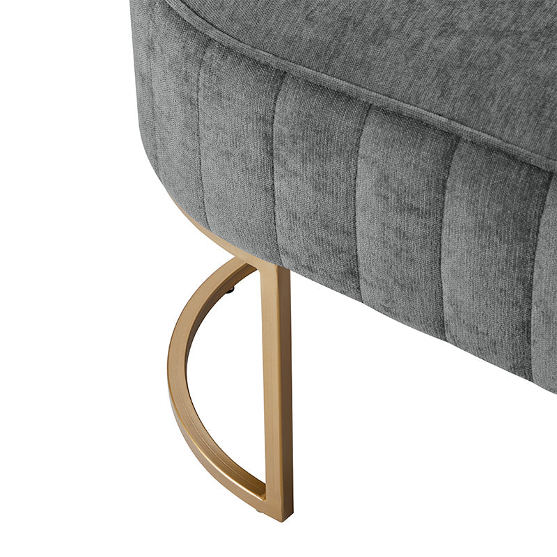 Damian Entryway Bench with Storage & Sturdy Metal Base - Modern Hallway Shoe Bench for Entryway, Living Room & Bedroom - Perfect for Organizing Shoes, Hats & Bags
