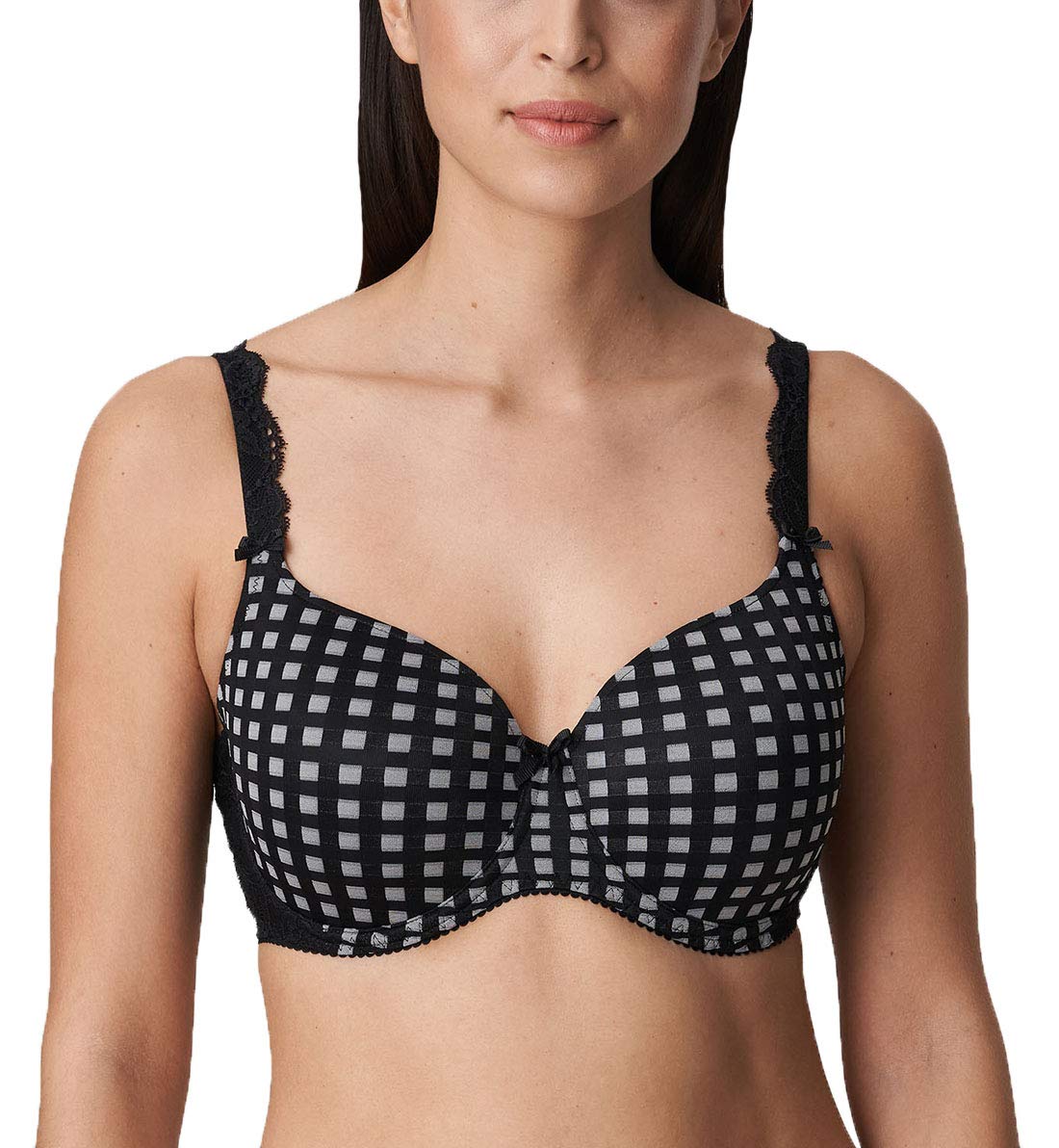 PrimaDonna Madison Padded Underwire Bra 38G - Crystal Black Full Coverage Support Bra for Women | Perfect for Everyday Wear, Special Occasions & Plus Size Comfort