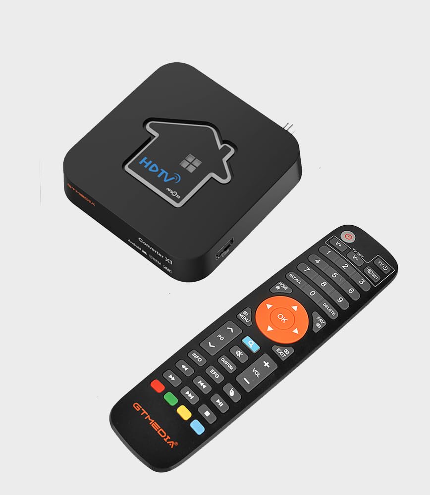 4K ATSC 3.0 NextGen TV Tuner with Free OTA Channels - Supports ATSC 1.0/3.0, Clear QAM, HDR & Dolby Audio - Includes Free DVR Recording, Wi-Fi, Bluetooth, Universal Remote & On-Screen Guide - Perfect for Cord-Cutters & Home Entertainment Systems