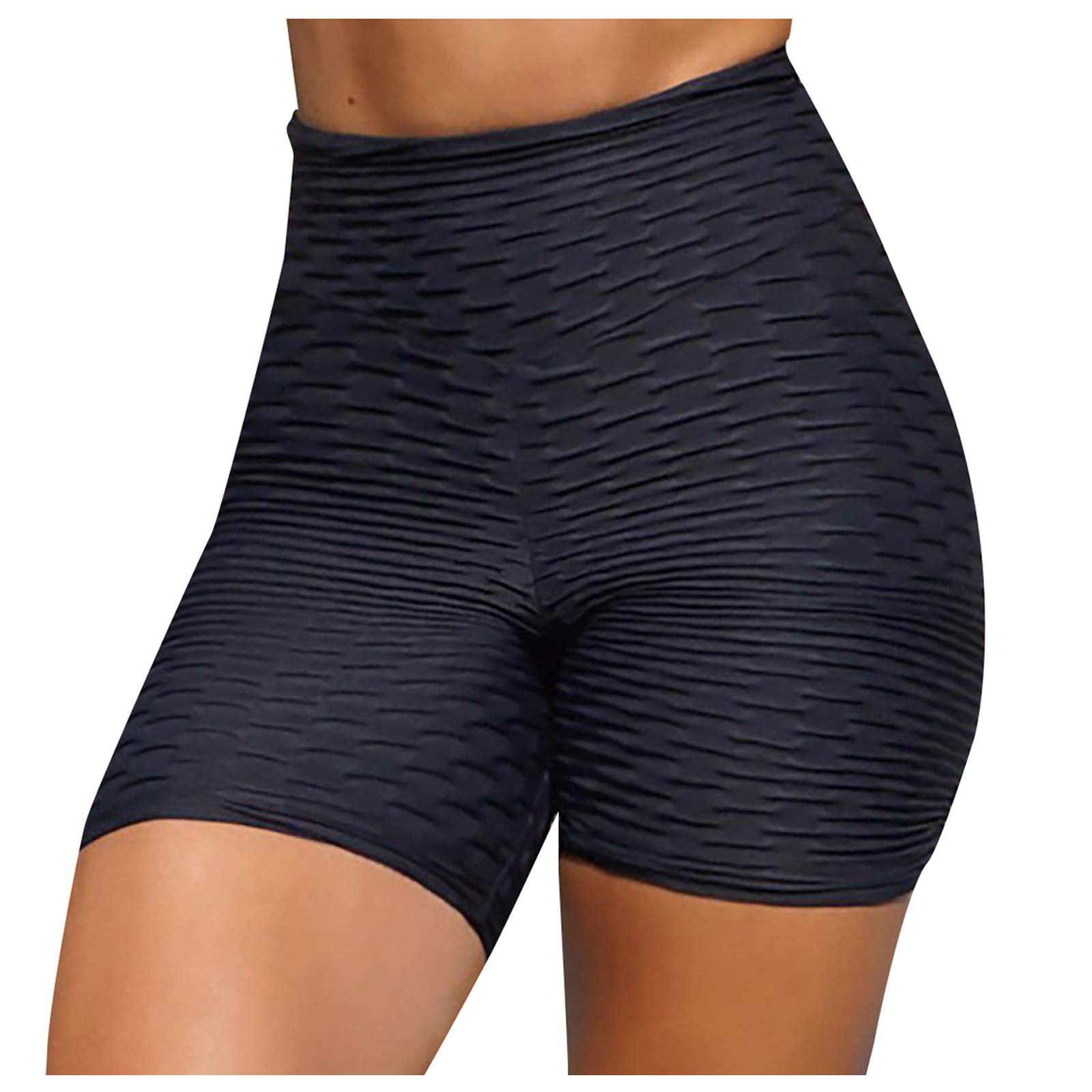 High Waist Palazzo Yoga Pants for Women - Stretchy Hip Biker Shorts for Running, Fitness & Workouts | Comfortable Wrinkled Design for Gym, Lounge & Casual Wear
