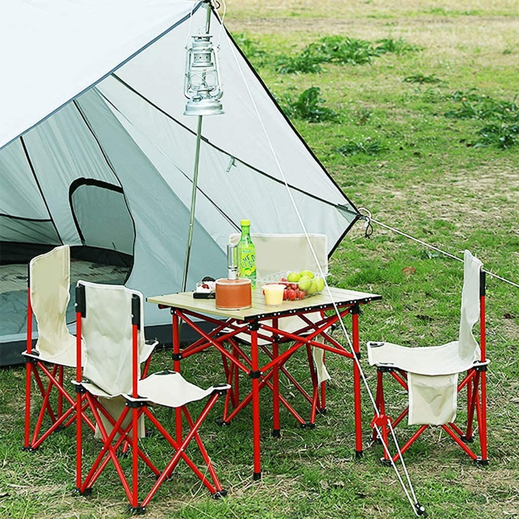 Ultralight Portable Folding Chair for Outdoor Camping, Picnic, Beach, Fishing & BBQ - Compact Garden Seater for Travel, Festivals & Backpacking (Beige) - Perfect for Backyard Relaxation & Park Adventures