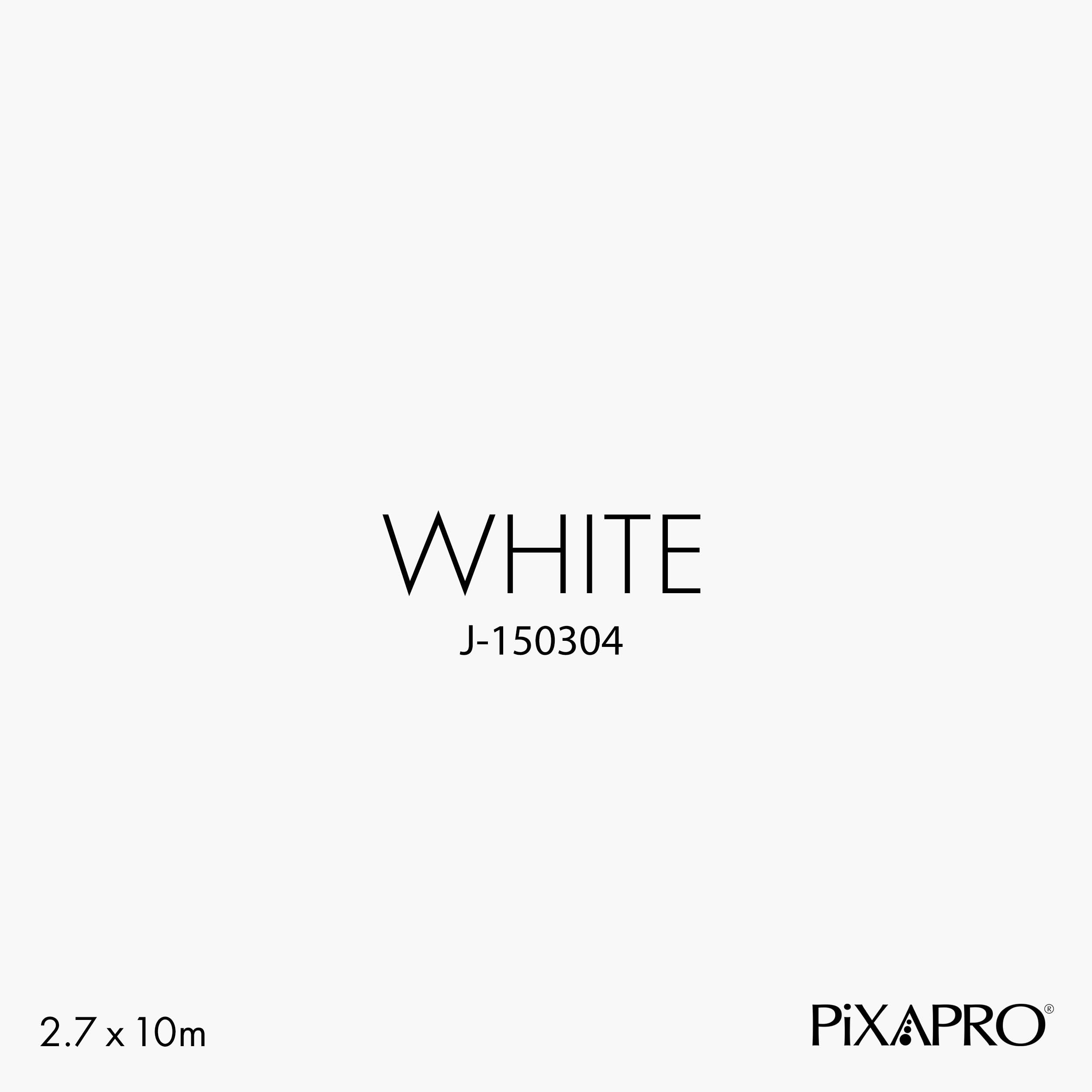 2.7x10m White Seamless Paper Background Rolls for Photography Studio, Product Shooting, and Video Production - High-Quality Photo Backdrop for Professional and DIY Use