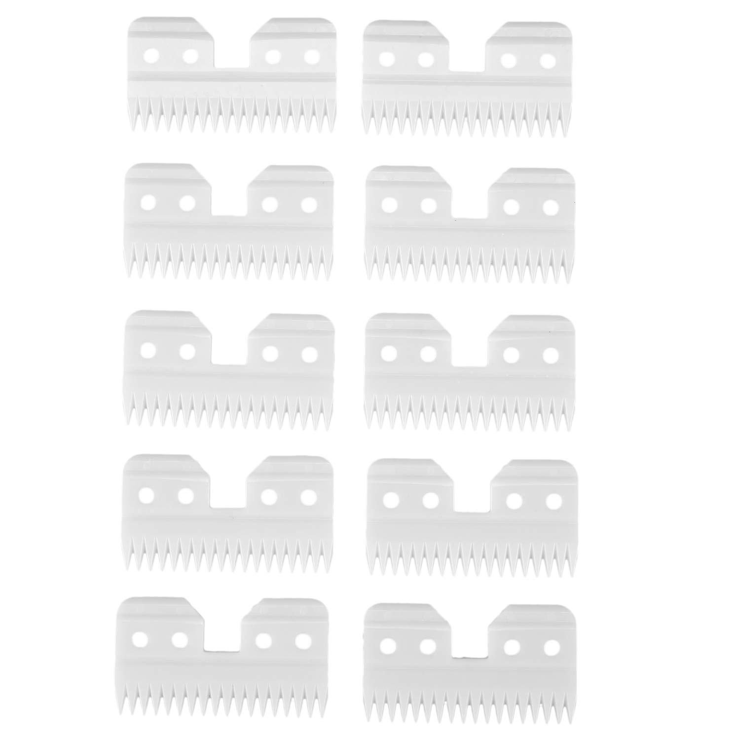 Hausdec 10PCS Replaceable 18 Teeth Pet Clipper Blades for A5 Series - Professional Grooming Tool for Dogs & Cats at Home or Salon