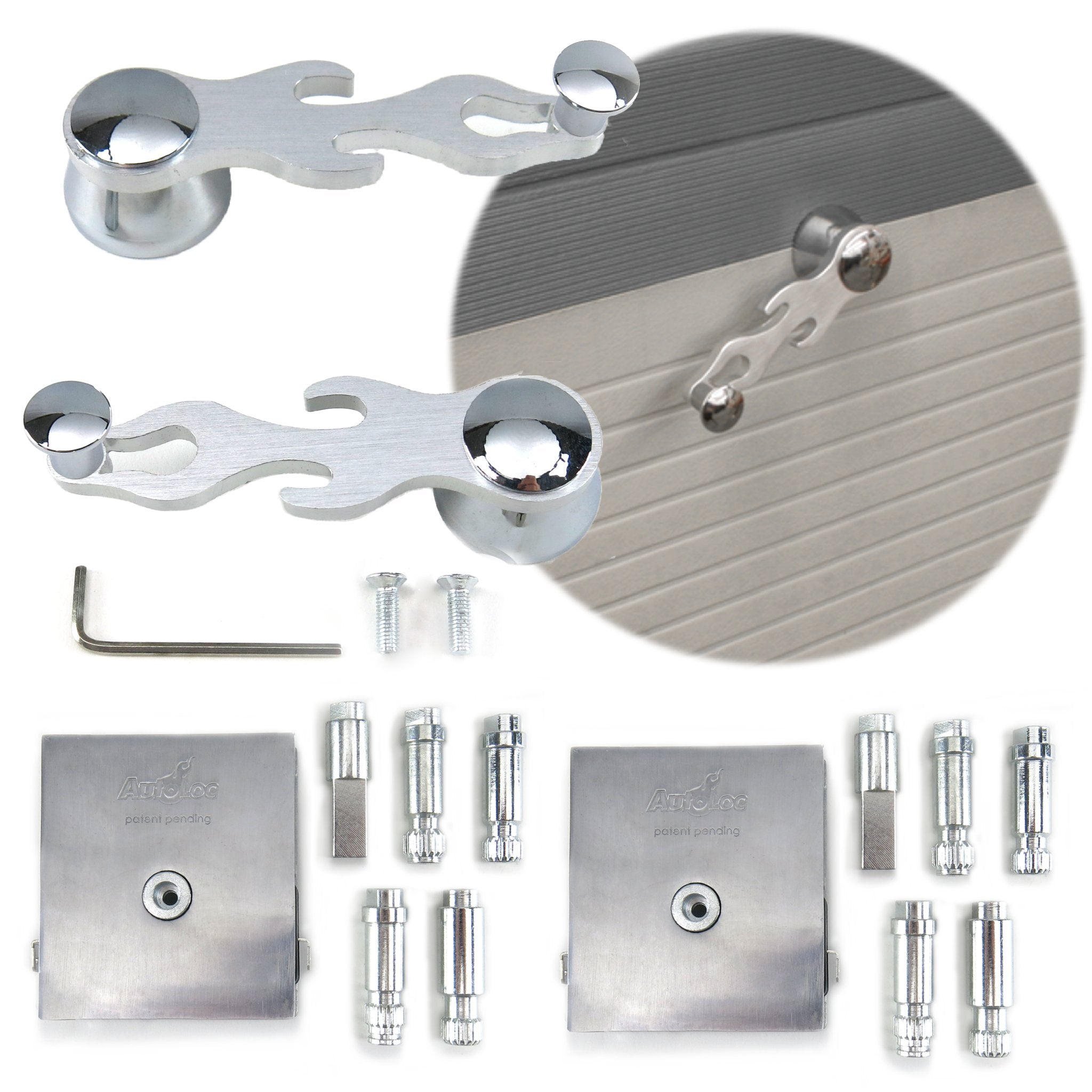 1901-1907 Oldsmobile Model F 28 12V Power Window Billet Crank Switch & Flame Lever Handles Kit - Vintage Car Restoration Parts for Classic Auto Enthusiasts - Perfect for Show Cars & Custom Builds