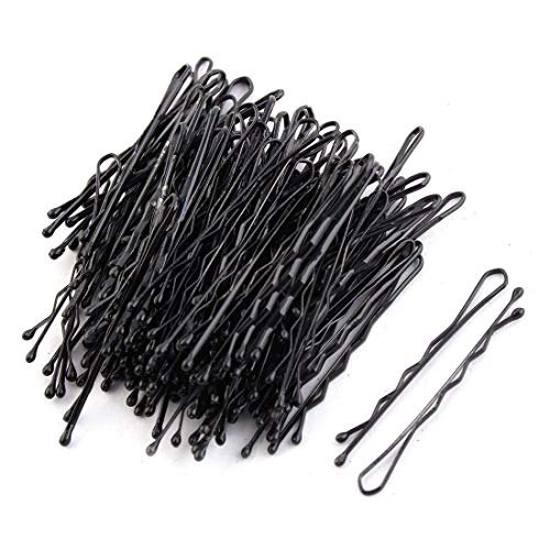Jay Gopal Fashion Metal Hair Clips Bobby Pins - 50pcs Black Hair Accessories for Women & Girls - Perfect for School, Work, Parties & Everyday Hairstyling