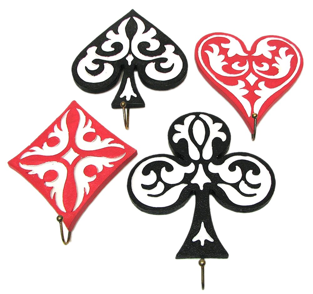 Stylish Game Room Resin Wall Plaques with Coat Hooks - Set of 4 for Video Game Decor & Organization - Perfect for Man Cave, Gamer Bedroom, and Home Office