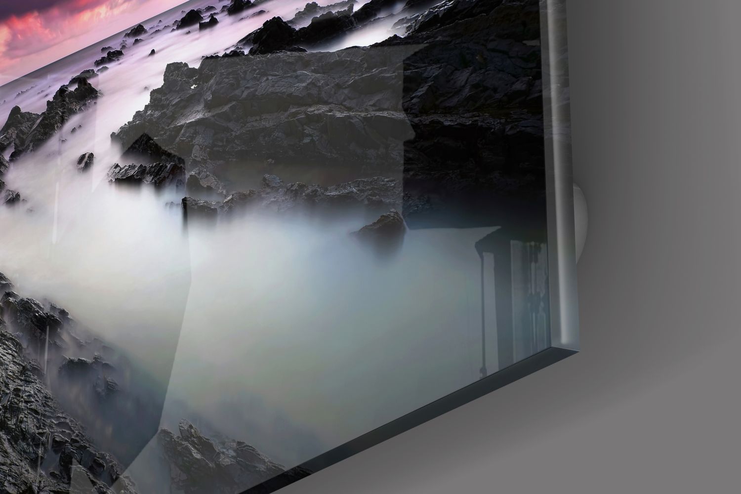 Mystic Sunset - Stunning Handmade Wall Art for Home Decor, Perfect for Living Room, Bedroom & Office | Unique Sunset Painting for Modern Interior Design