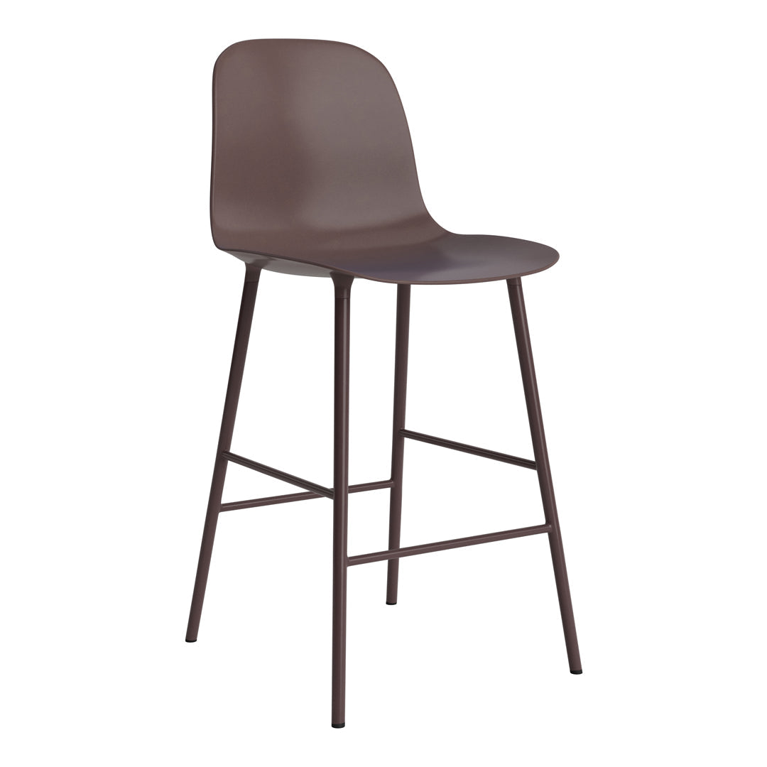 Modern Form Counter Stool - Adjustable Height Bar Stool for Kitchen Island, Breakfast Nook & Home Bar - Sleek Contemporary Design for Dining & Entertaining