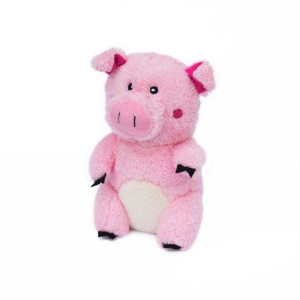 ZippyPaws Cheeky Chumz Pig Plush Squeaky Dog Toy for Small & Medium Breeds - Fun Interactive Playtime & Cuddling Companion for Pets