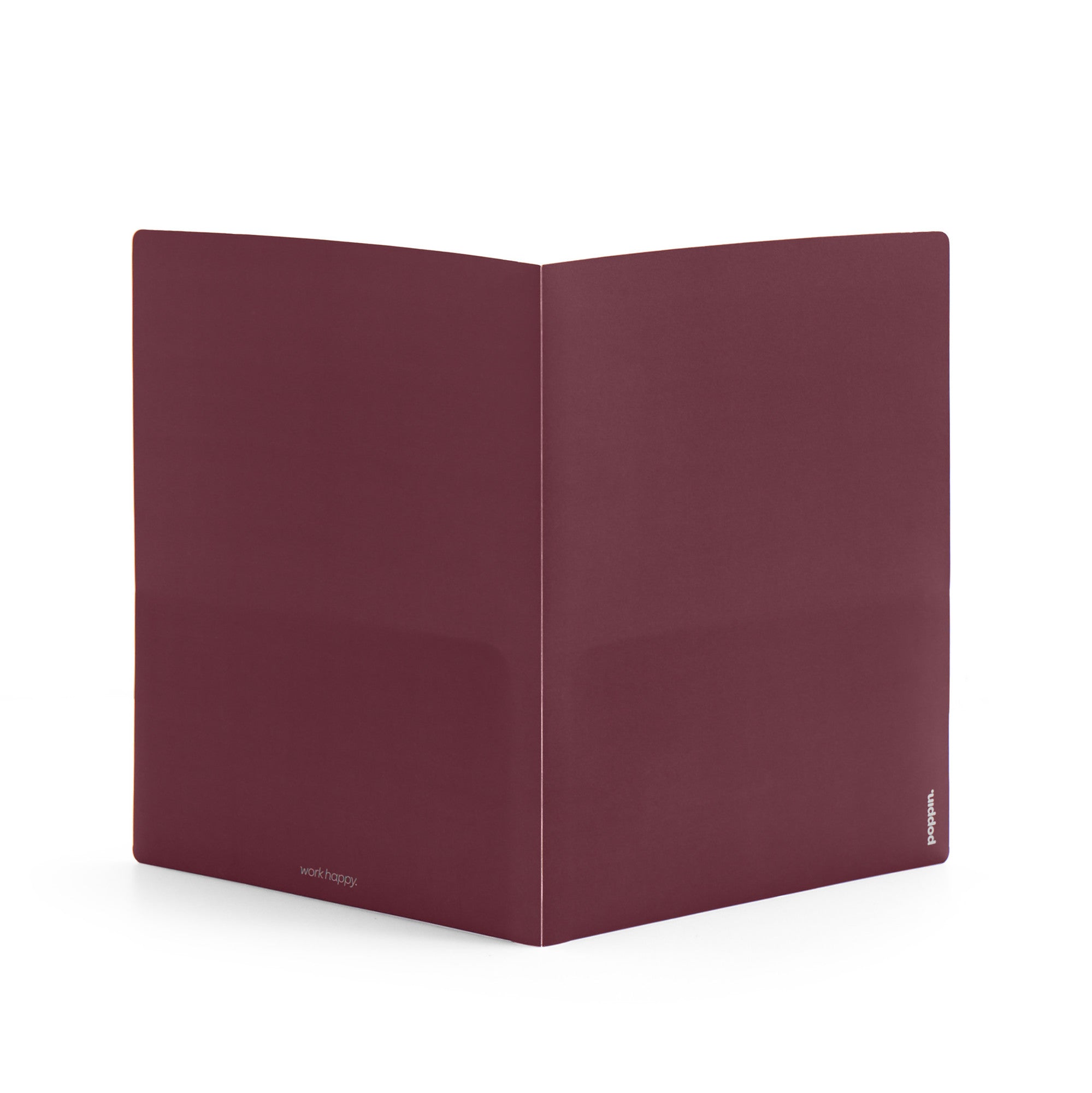 2 Pocket Poly Folder - Durable Plastic File Folders for School, Office & Home Organization - Perfect for Documents, Papers & Homework Assignments