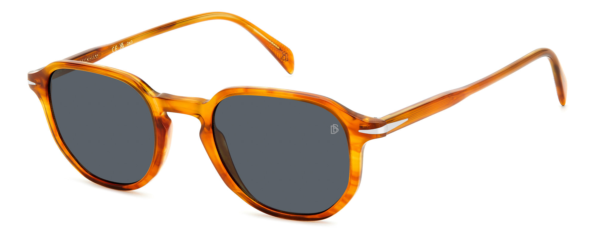 David Beckham DB1140/S Men's Sunglasses - Polarized UV Protection Aviator Style for Outdoor Sports & Driving