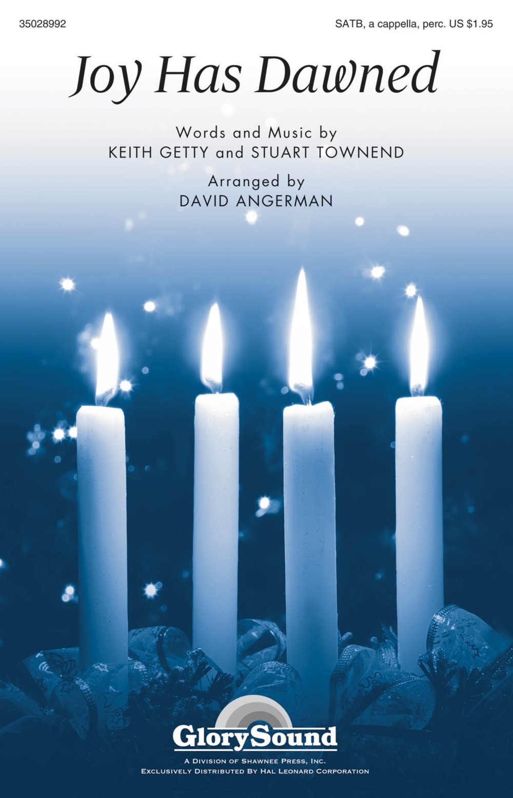 Joy Has Dawned SATB Choral Sheet Music - Arranged by David Angerman | Shawnee Press | Christmas Choir Performance, Church Worship & Holiday Concerts