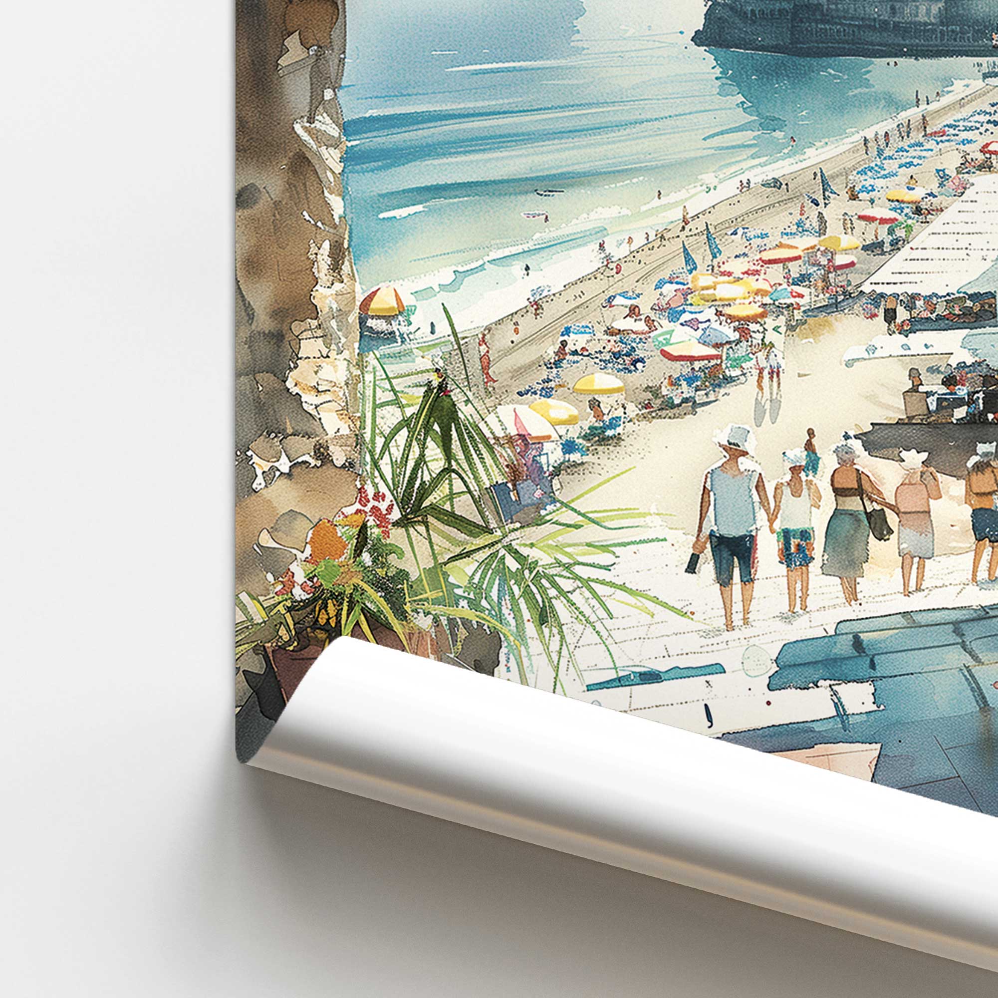 Coastal Greeting v1 Promotional Rolled Print - Beach Themed Wall Art for Home & Office Decor | Perfect for Coastal Living Rooms, Beach Houses & Vacation Rentals