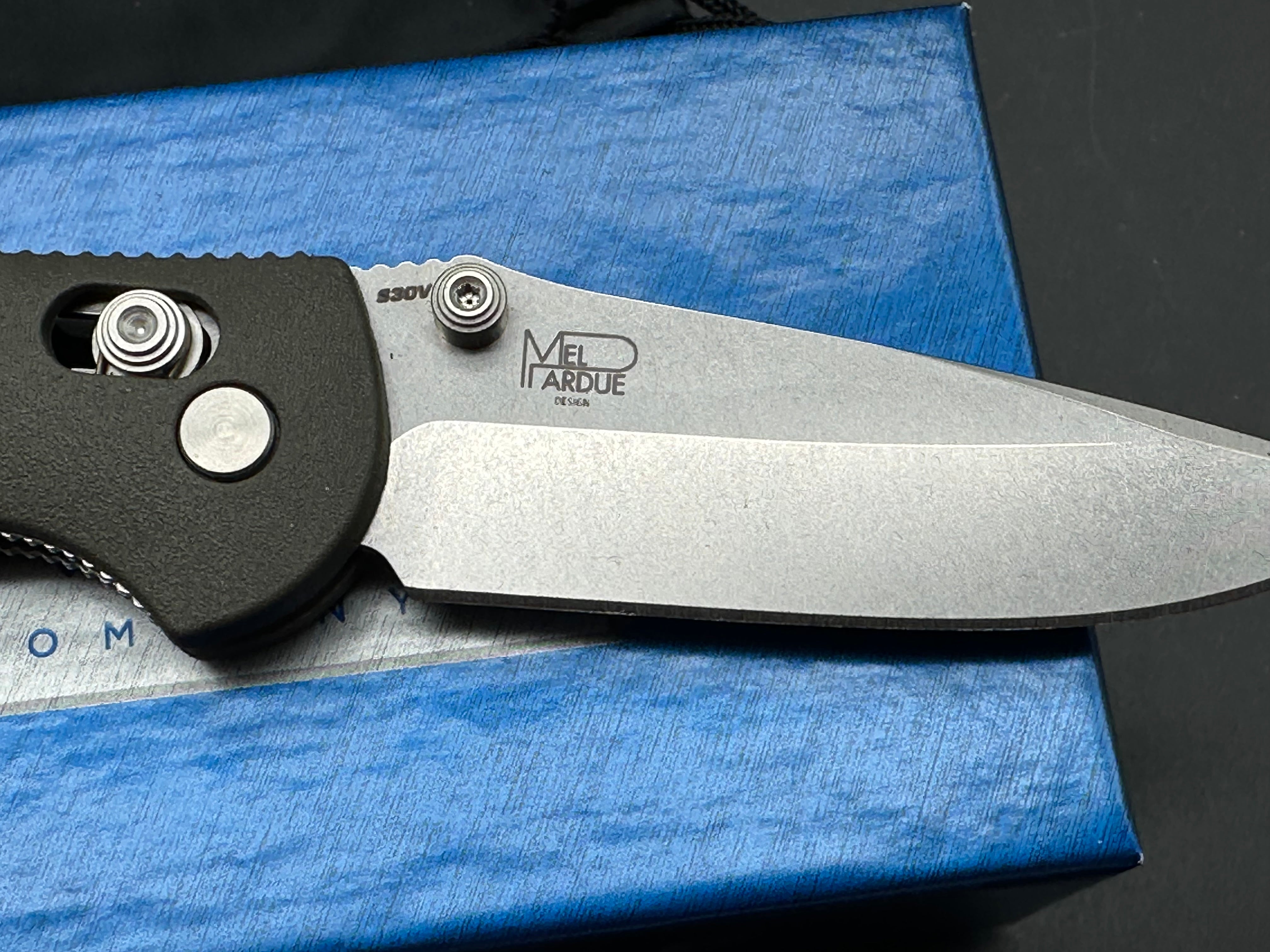 Benchmade Mini Griptilian Custom Folding Knife - 2.91