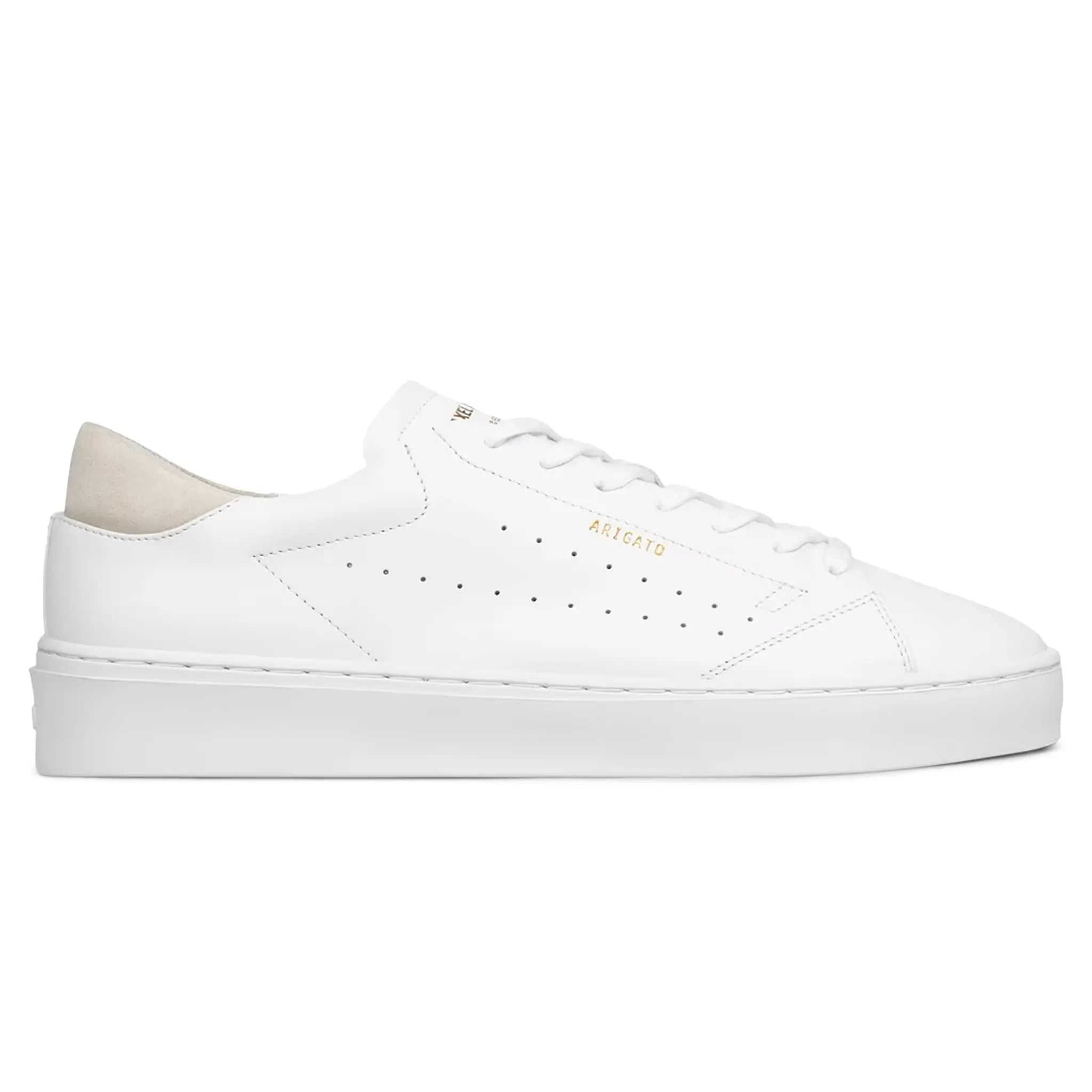 Axel Arigato Court White Taupe Women's Sneakers - Casual Comfortable Walking Shoes for Everyday Wear, Gym & Street Style Fashion