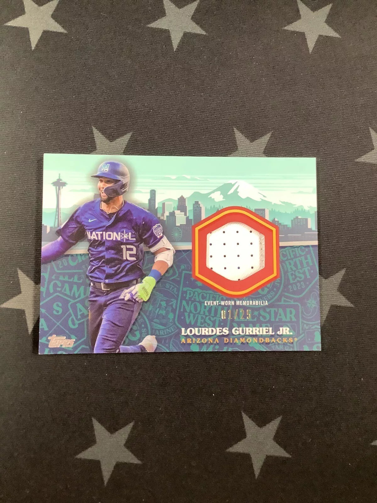 2023 Topps Update Lourdes Gurriel Jr All Star Stitches /25 - Limited Edition Baseball Trading Card for Collectors & Fans - Perfect for Sports Memorabilia Collections & Gift Giving