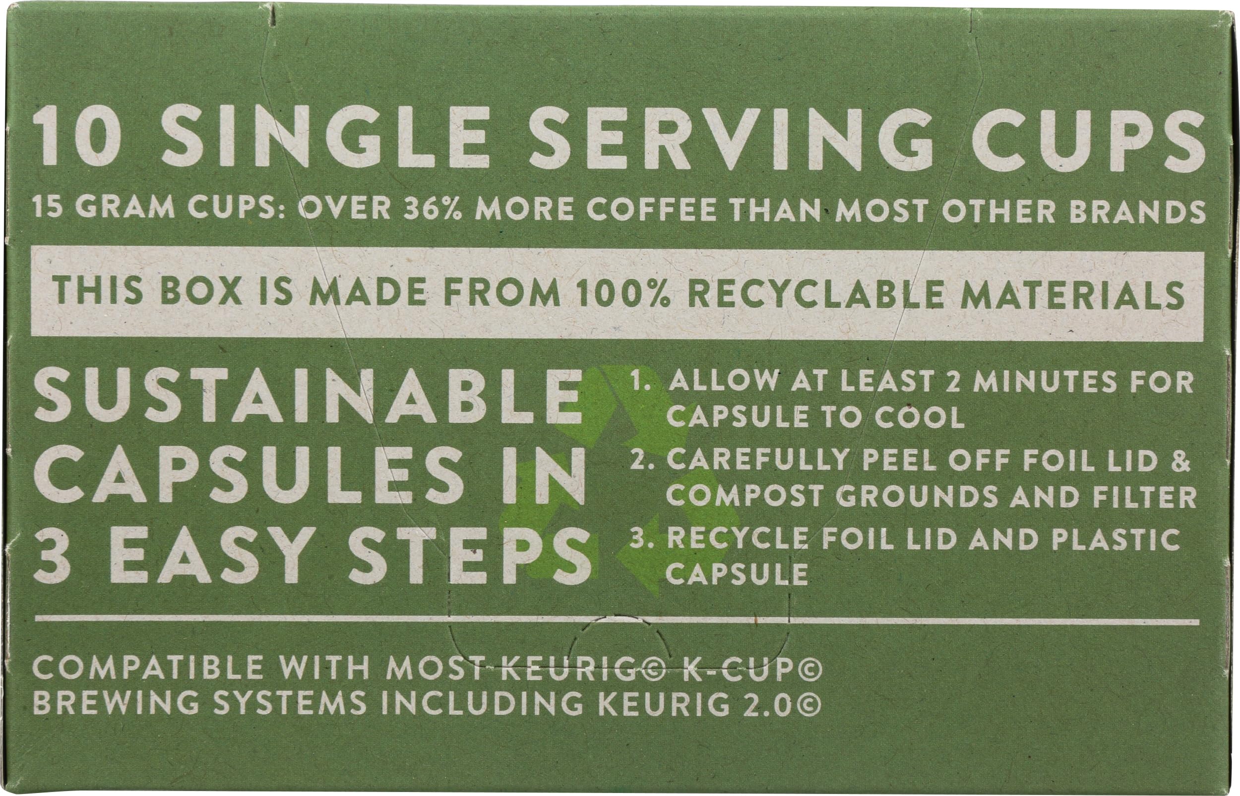 Tony's Coffee French Royale Dark Roast Single Serve Coffee Pods, 10 Count - Rich & Bold Flavor for Keurig Machines - Perfect for Morning Brew or Office Use