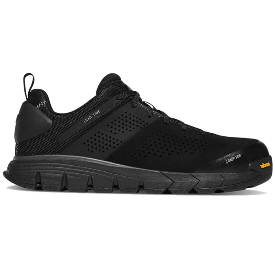Black Nano Toe Work Shoes with 3-Day Lead Time - Durable Safety Footwear for Construction, Warehouse & Industrial Work