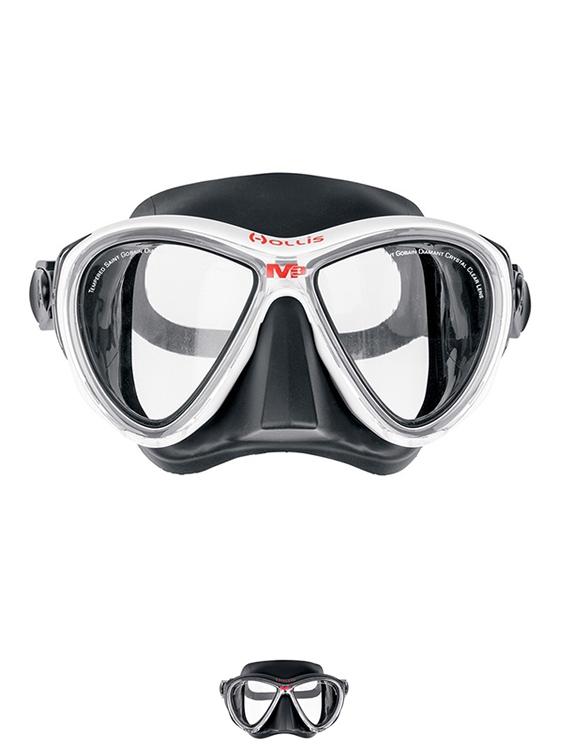 Hollis M3 Prescription Dive Mask with Corrective Lenses - Scuba Diving, Snorkeling & Underwater Photography Gear for Clear Vision