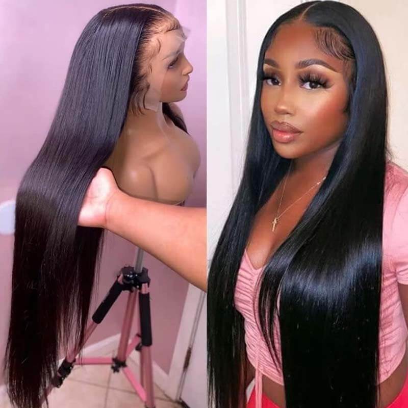 Eullair Affordable 4x4/13x4/13x6 Lace Front Wigs for Black Women - Straight/Body Wave/Curly/Yaki Straight Human Hair | Perfect for Daily Wear, Parties & Special Occasions