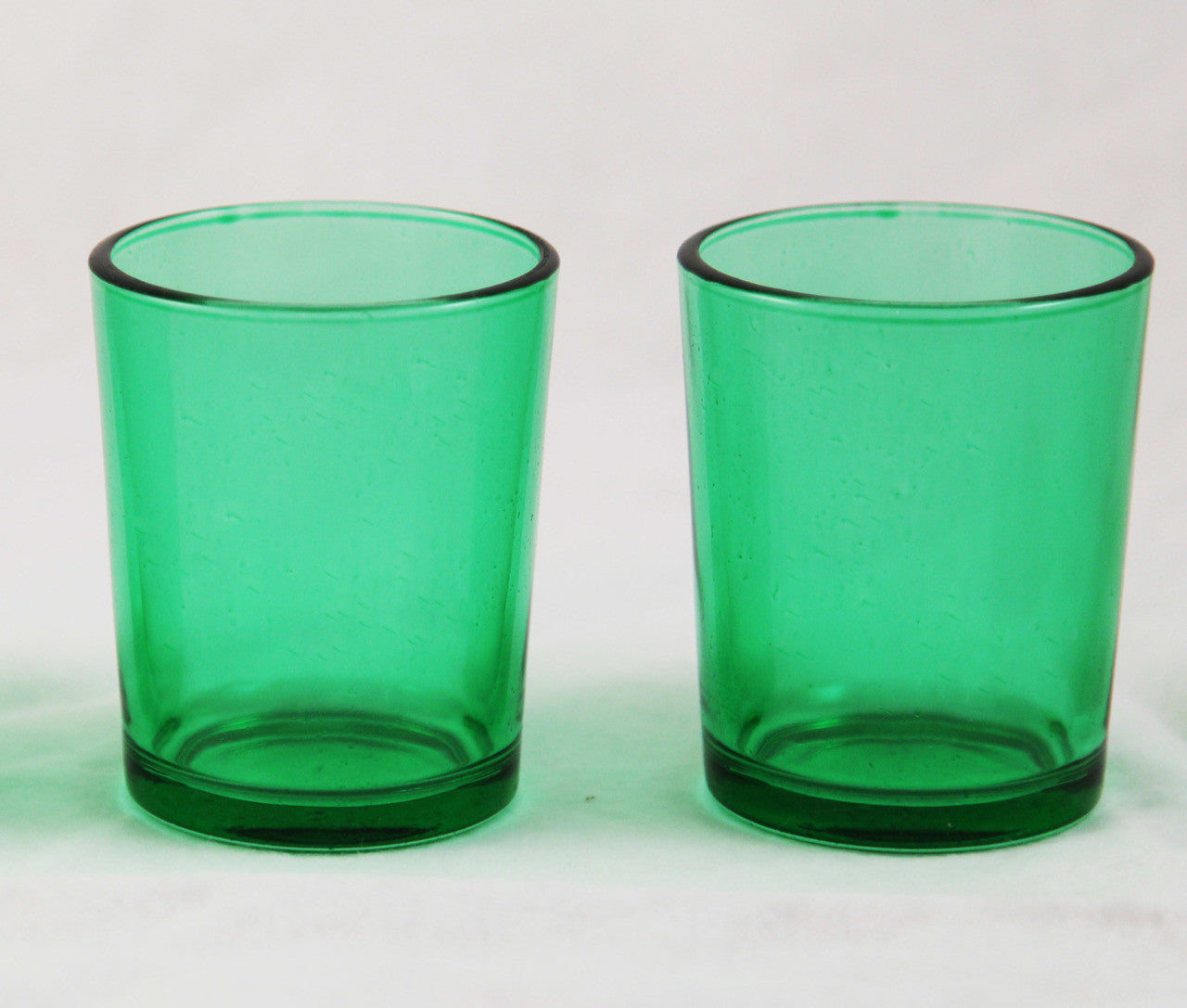 10 Pack Green Glass Votive Candle Holders - Elegant Table Centerpieces for Christmas, Wedding, Anniversary, Party & Home Decor | Perfect for Romantic Dinners, Holiday Decorations & Special Events