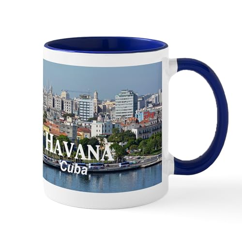 White/Navy Inside - Havana (Cuba) Mug