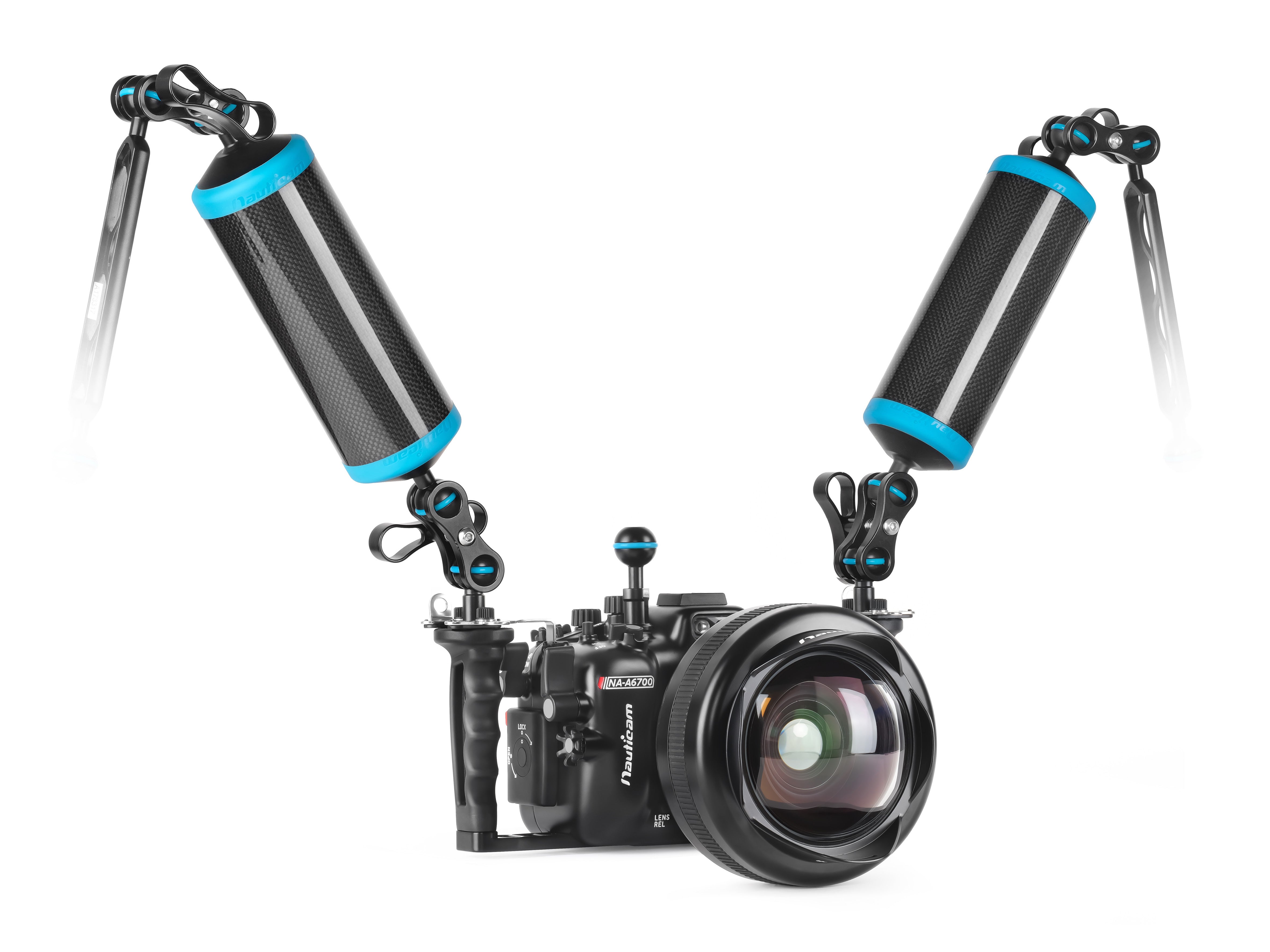 Waterproof Underwater Housing for Sony A6700 Camera - Scuba Diving & Snorkeling Photography Case for Marine Adventures