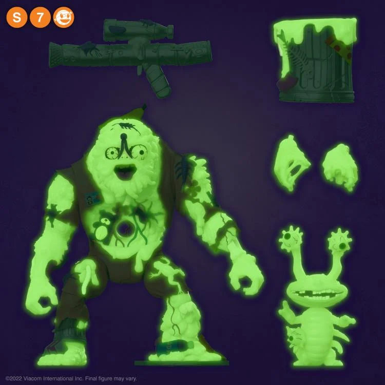 Teenage Mutant Ninja Turtles ULTIMATES! Muckman & Joe Eyeball Action Figures - Glow in the Dark NYCC 2022 Exclusive Collectible - Perfect for TMNT Fans, Comic Con Displays & Nightlight Decor