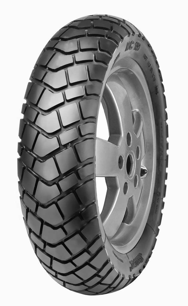 MITAS MC19 Scooter Off-Road Tire - 120/80-12 Blackwall for Dirt Bikes & ATVs - Perfect for Trail Riding & Off-Road Adventures