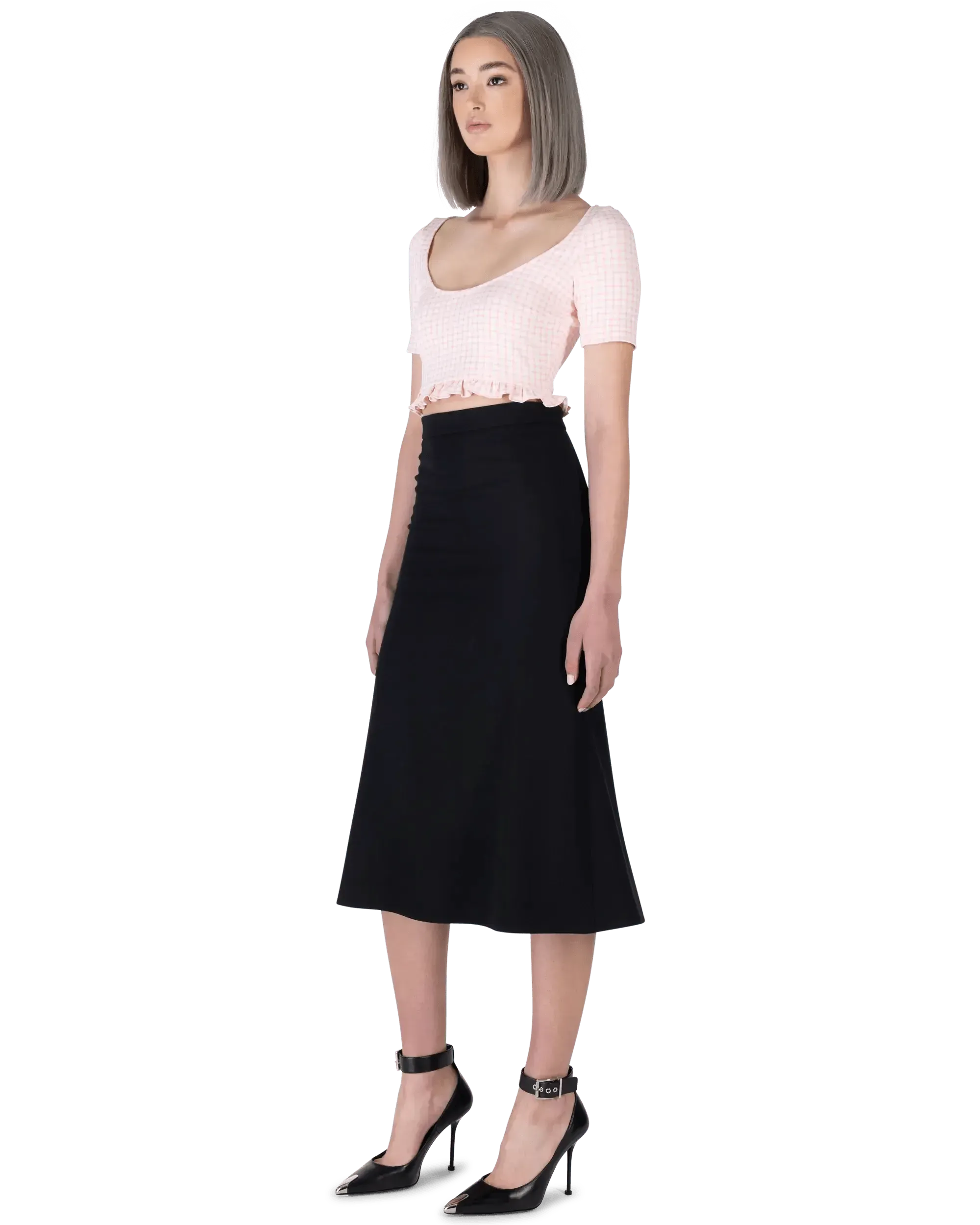 Barathea Push Up Skirt - Women's High Waist Bodycon Pencil Skirt for Work & Party | Office Wear, Night Out, Formal Occasions
