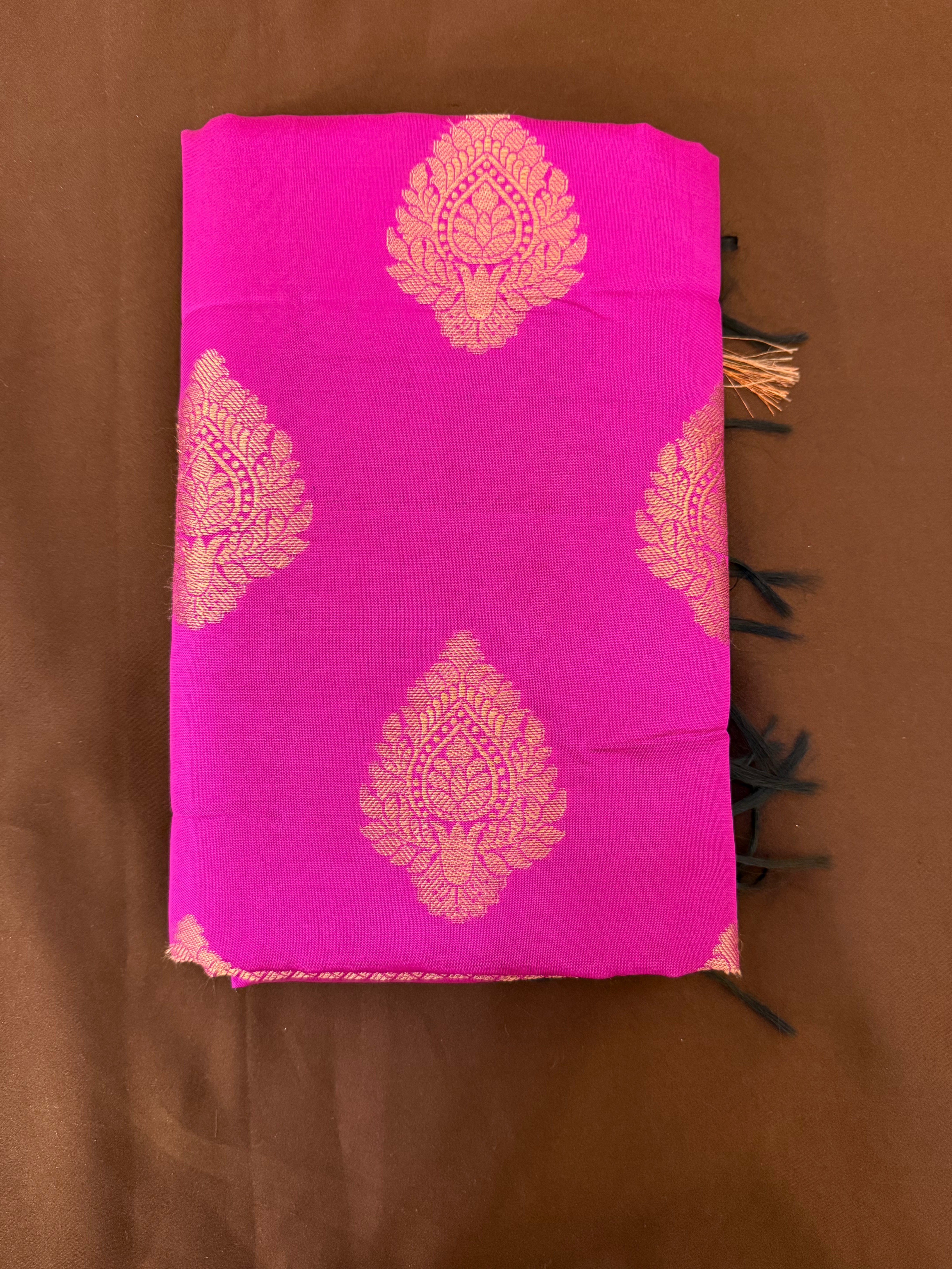 Elegant Pink Art Silk Saree for Women - Traditional Indian Dress for Weddings, Parties & Festive Occasions