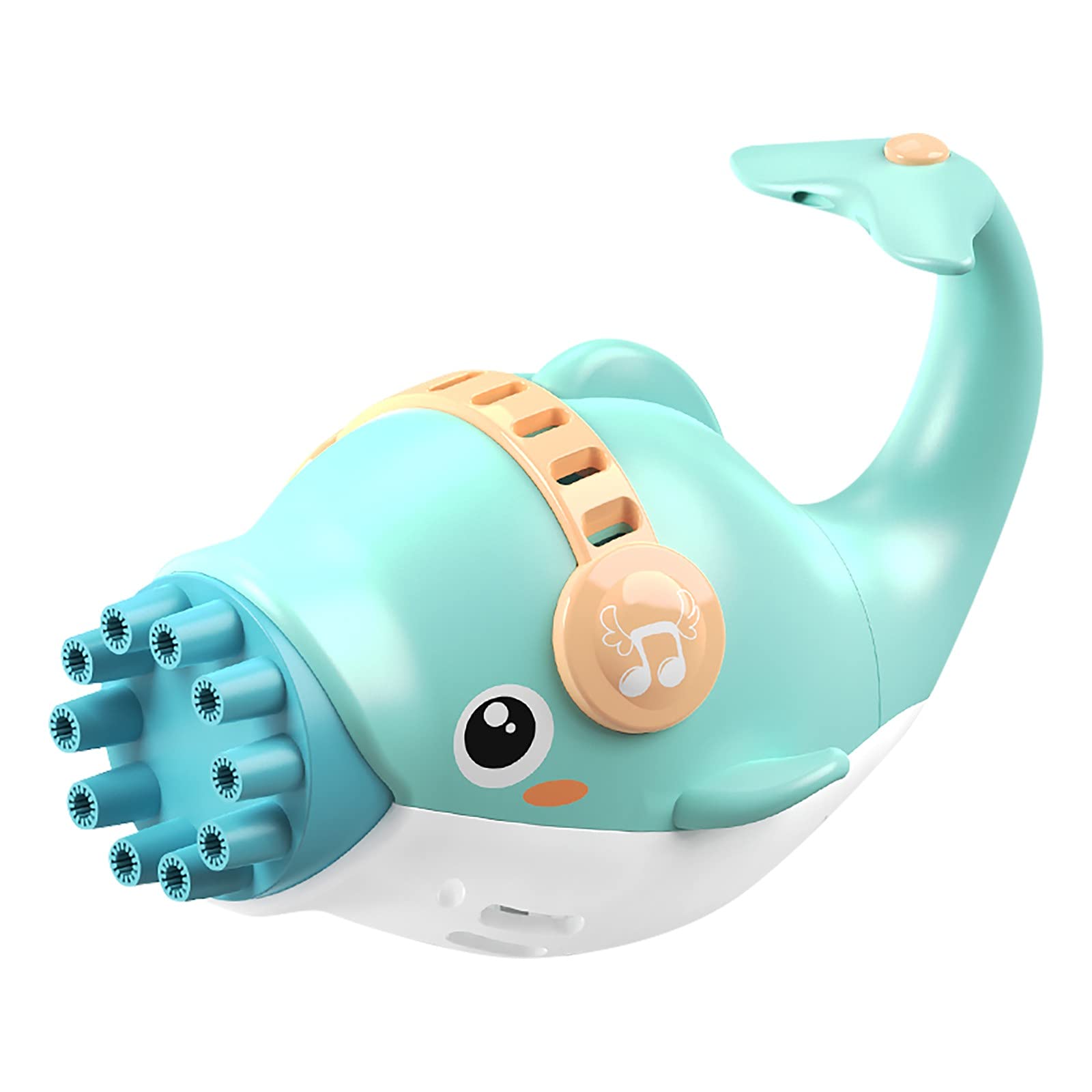 Automatic Dolphin Bubble Machine & Bubble Gun - Electric Bubble Blower Toy for Kids Ages 3+ | Indoor & Outdoor Play, Birthday Parties, Summer Fun, Backyard Activities, Toddler Entertainment