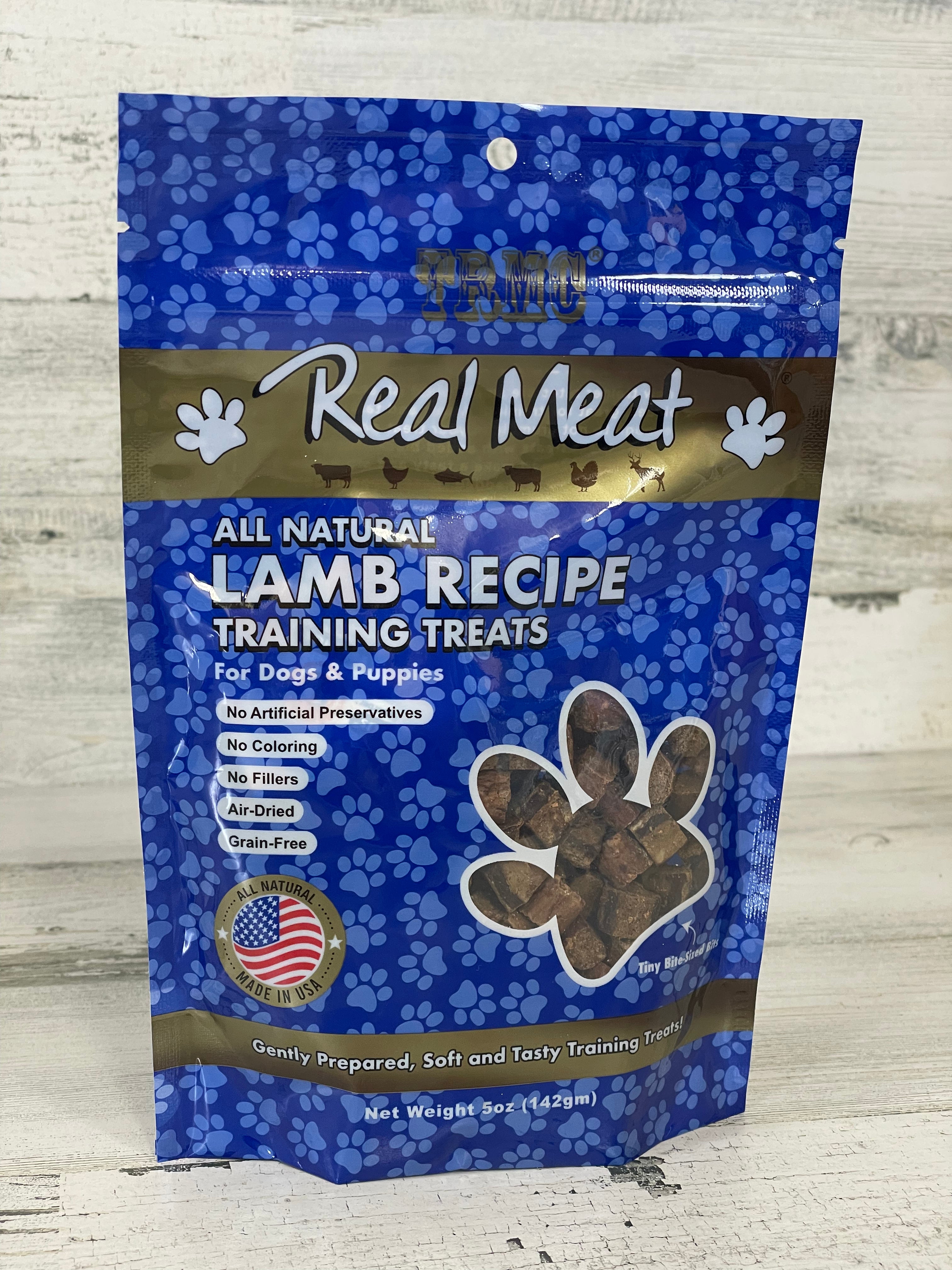 Premium Real Meat Lamb Training Treats for Dogs - High-Protein, Grain-Free Dog Rewards for Obedience & Agility Training - Perfect for Small, Medium & Large Breeds
