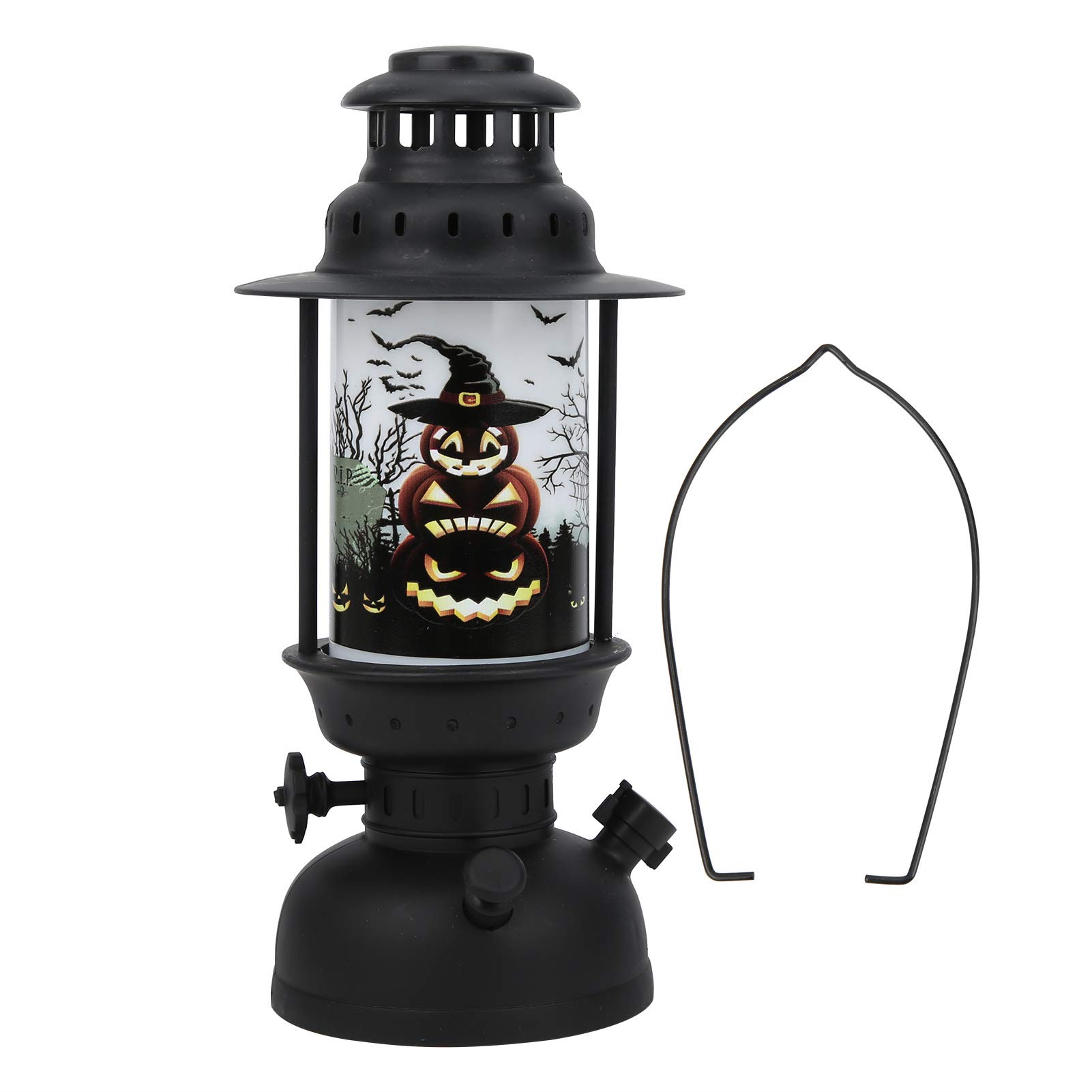 Halloween Lantern Light - Handheld LED Pendant Light for Halloween Party Decorations, Spooky Hanging Decor for Indoor/Outdoor Use - Perfect for Trick-or-Treating, Haunted Houses & Halloween Night Parties