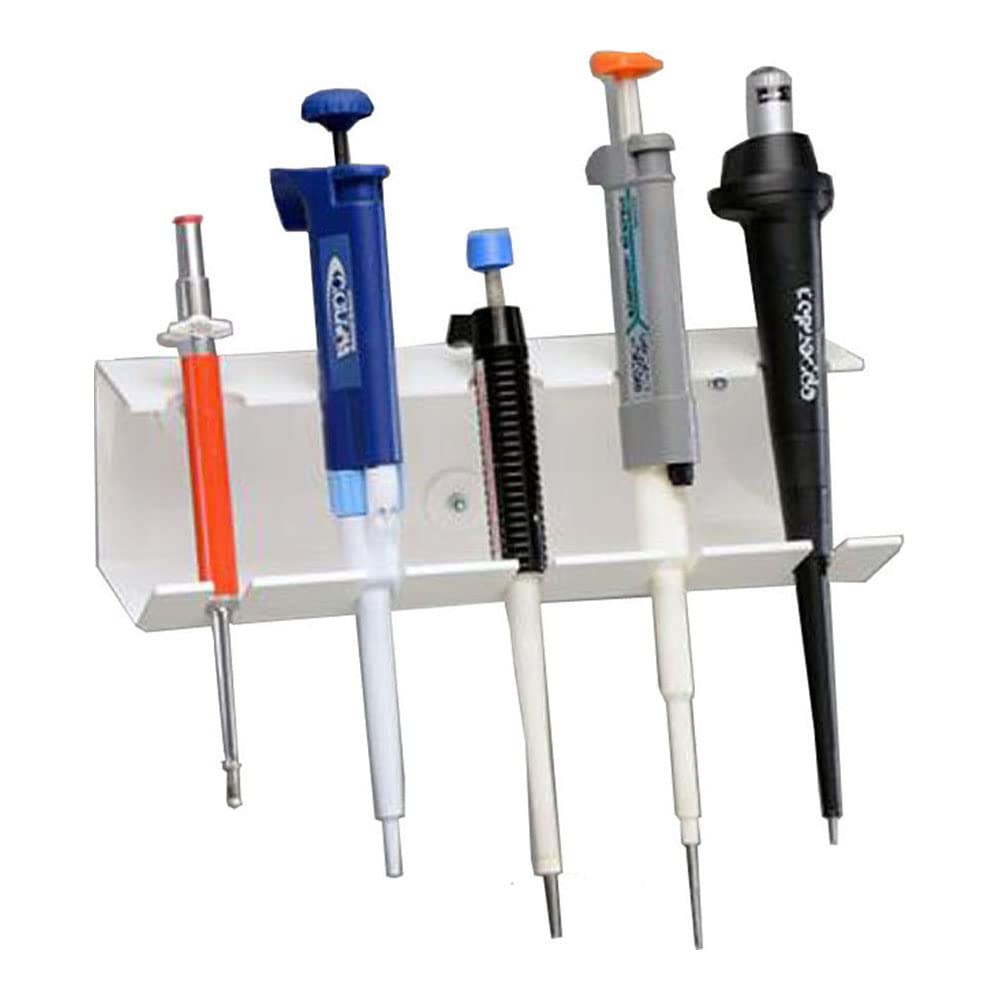 Premium PIPM-5 5-Position Magnetic Pipette Stand - Lab-Grade Pipettor Rack with Secure Mounting for Eppendorf & Gilson Pipettes | Ideal for Laboratory, Research & Clinical Settings