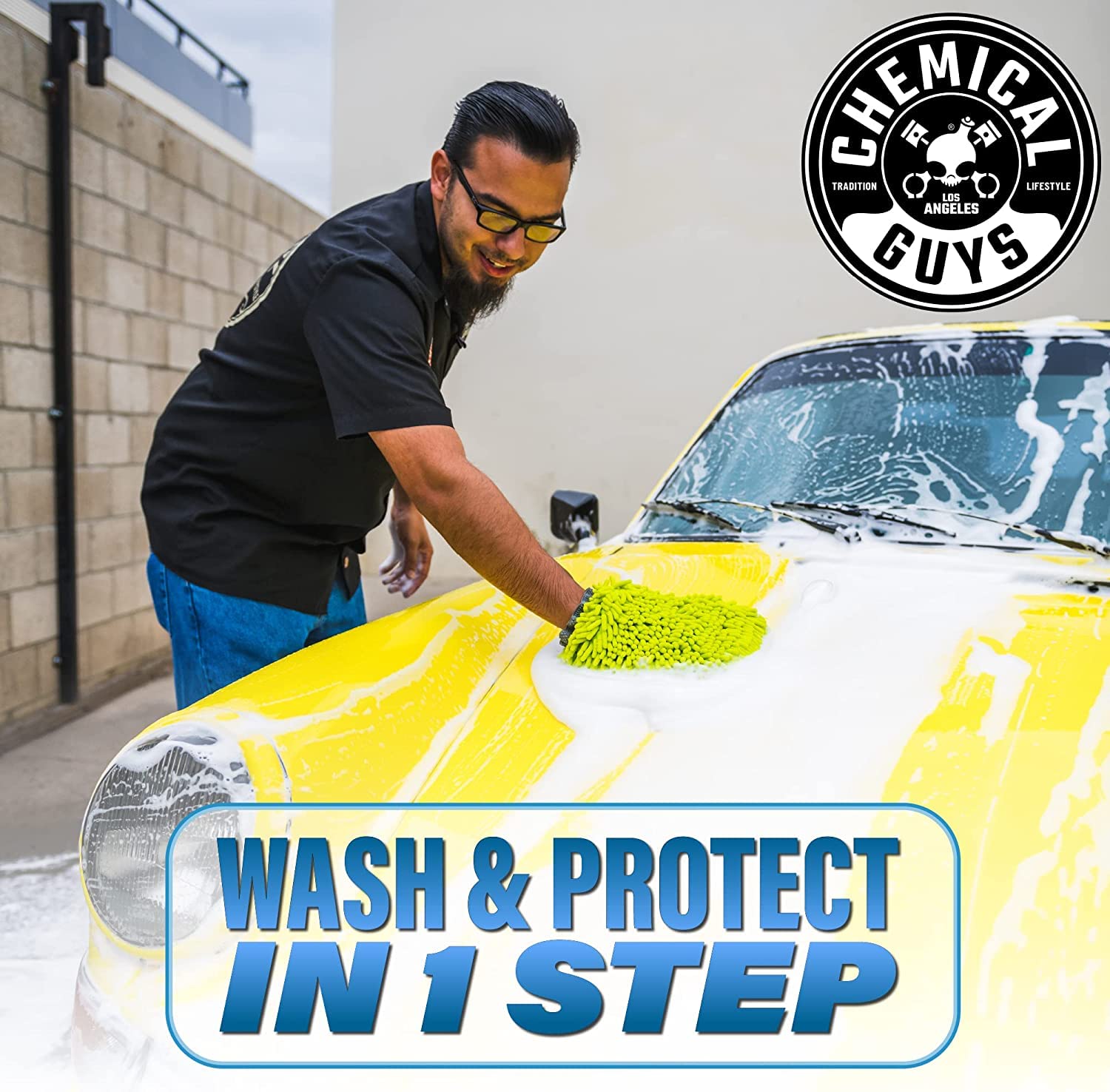 Chemical Guys EQP368 TORQ Professional Snow Foam Cannon & HydroSuds Ceramic SiO2 Car Wash Kit (16 fl oz) - Pressure Washer Compatible for Cars, Trucks, SUVs - Ultimate Foam Wash for Deep Cleaning & Ceramic Protection