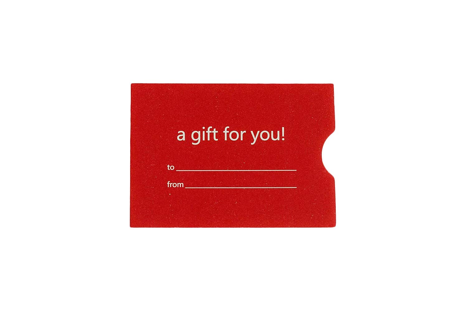 Premium Gift Card Envelope Sleeves - Assorted Colors (Red, Green, Orange) - 2.5