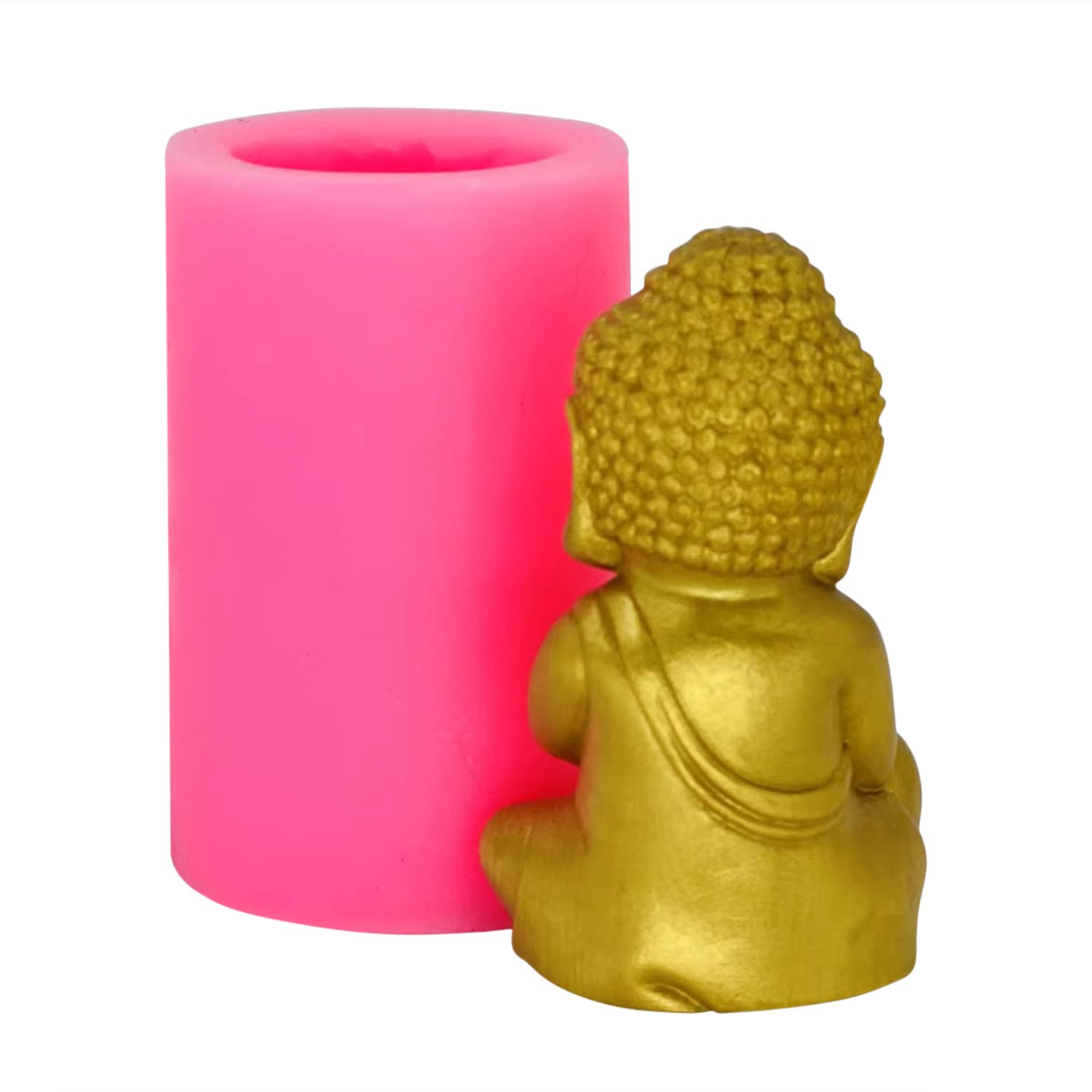 Buddha Silicone Mold for Candles, Soap Making, Resin Art & DIY Crafts - Perfect for Home Decor, Gifts & Meditation Spaces