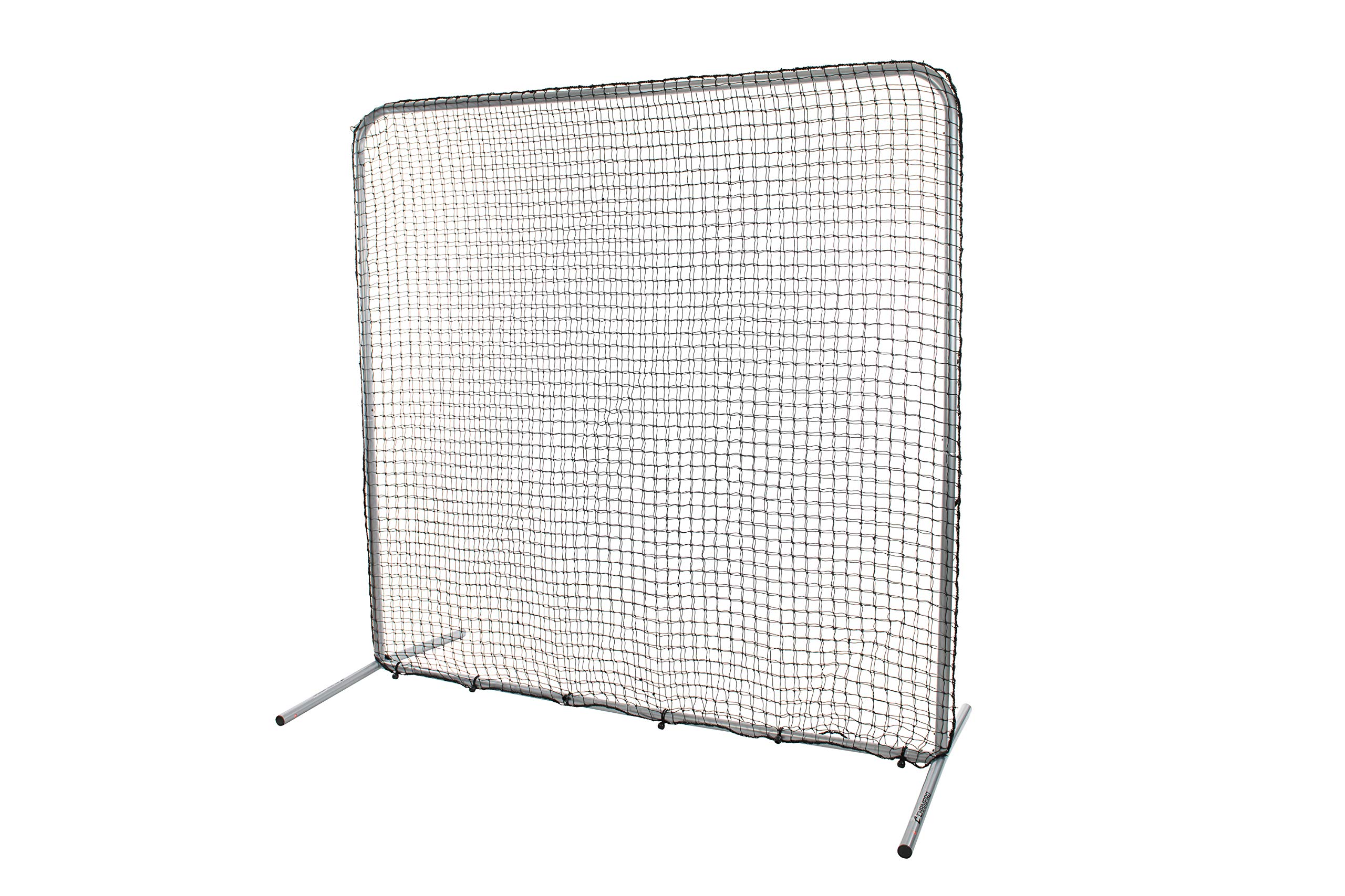 CHAMPRO 10' x 10' Steel Frame Baseball Softball Practice Net - Durable Green PE Backstop for Field Training & Batting Cage | Perfect for Backyard Drills, Team Practices & Pitching Sessions