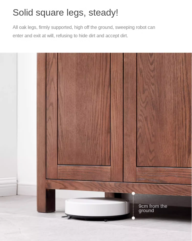Solid Oak Wood Wardrobe in Walnut Finish - Stylish and Durable Closet Storage for Bedroom, Living Room, or Walk-in Closet