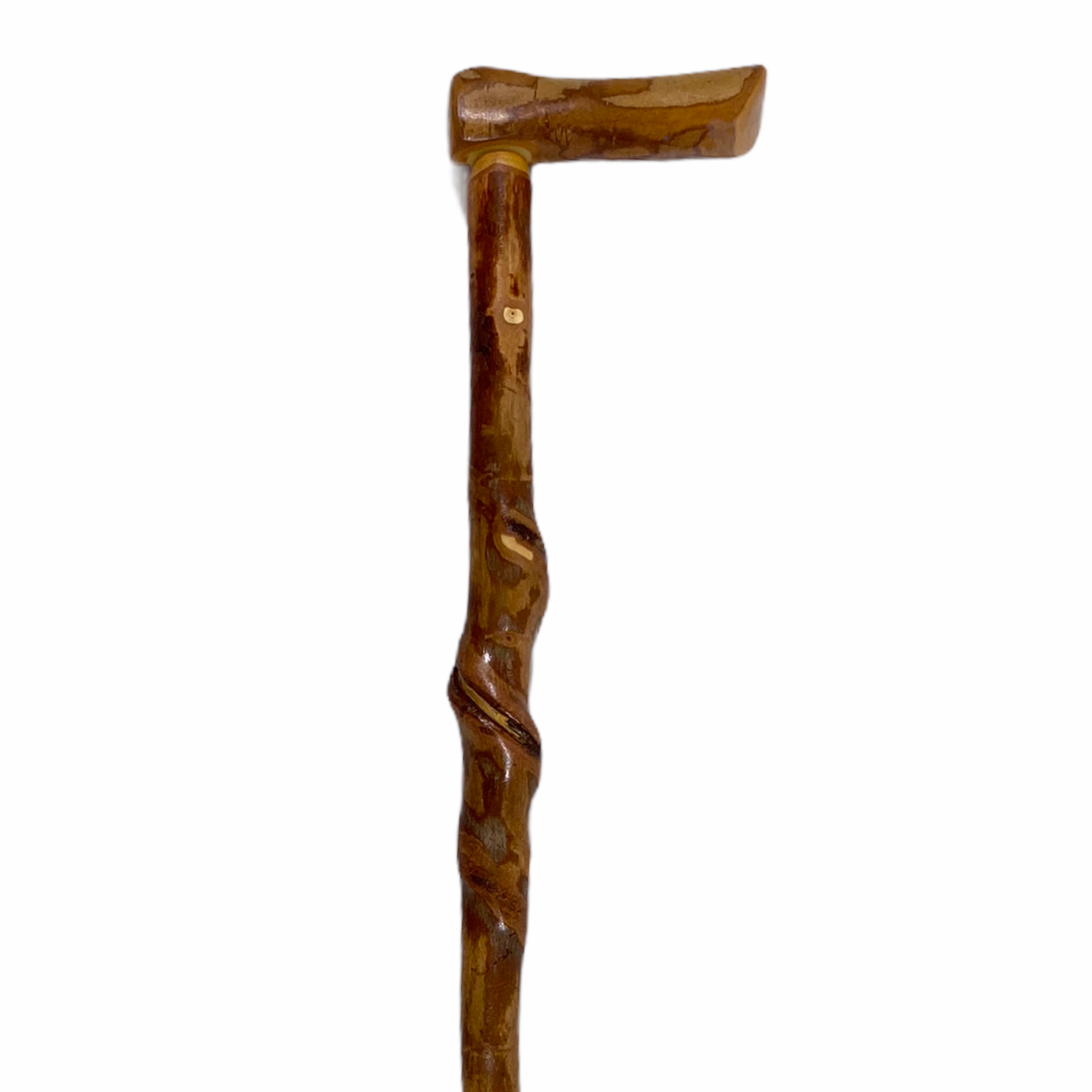 Natural Spiral Vine Twisted Wood Walking Cane - 36.5