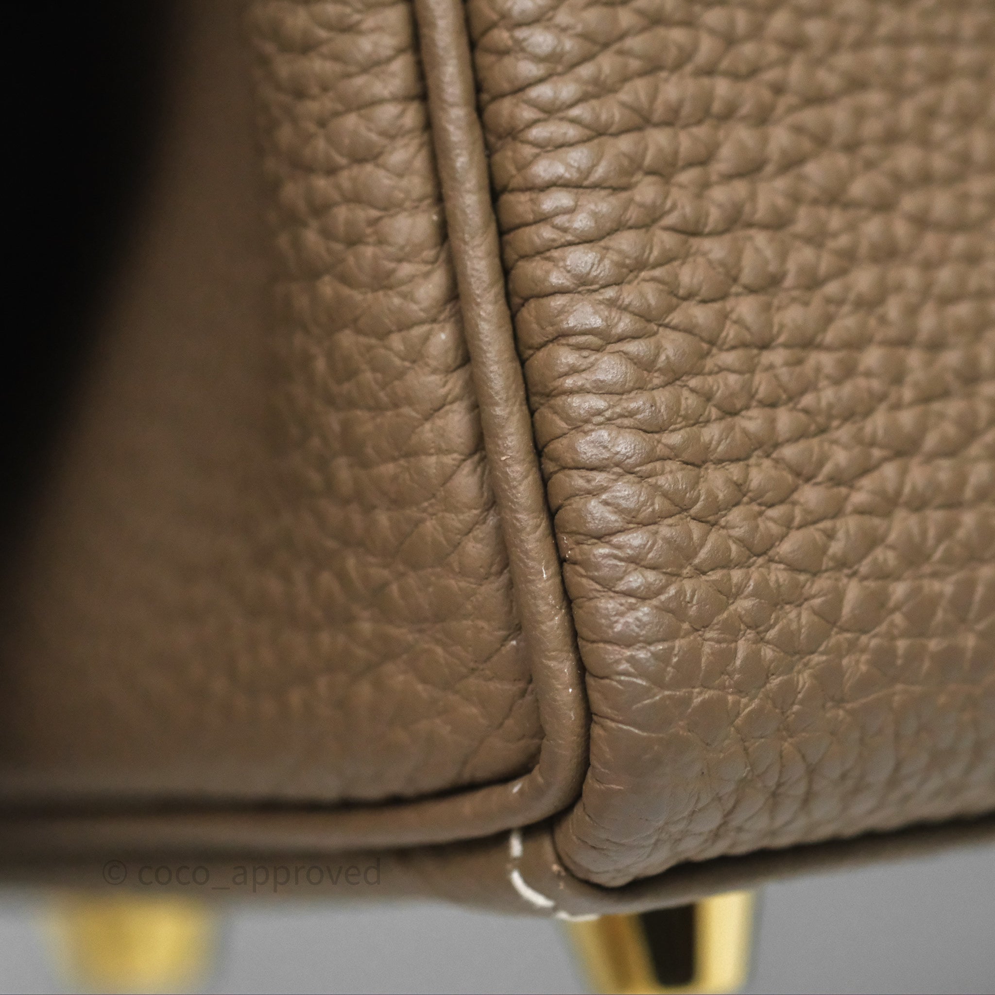 Authentic Hermès Retourne Kelly 25 Bag in Etoupe Togo Leather with Gold Hardware - Luxury Handbag for Women | Perfect for Work, Travel & Special Occasions