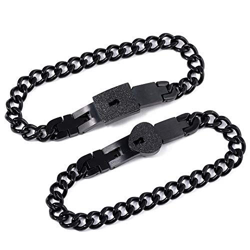 a pair black bracelet