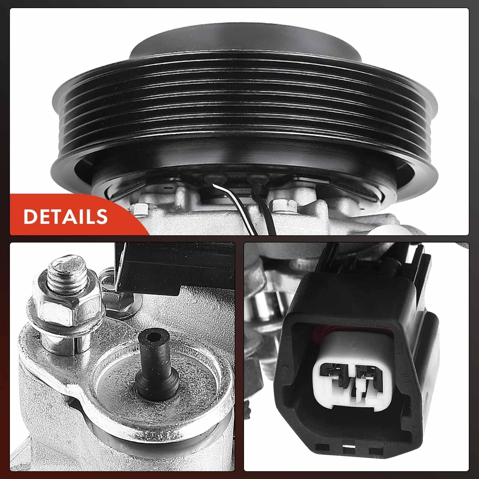 Premium AC Compressor with Clutch for 2006-2008 Buick Lucerne 3.8L - High Performance Auto Air Conditioning Replacement Part - Perfect for Summer Driving & Road Trips