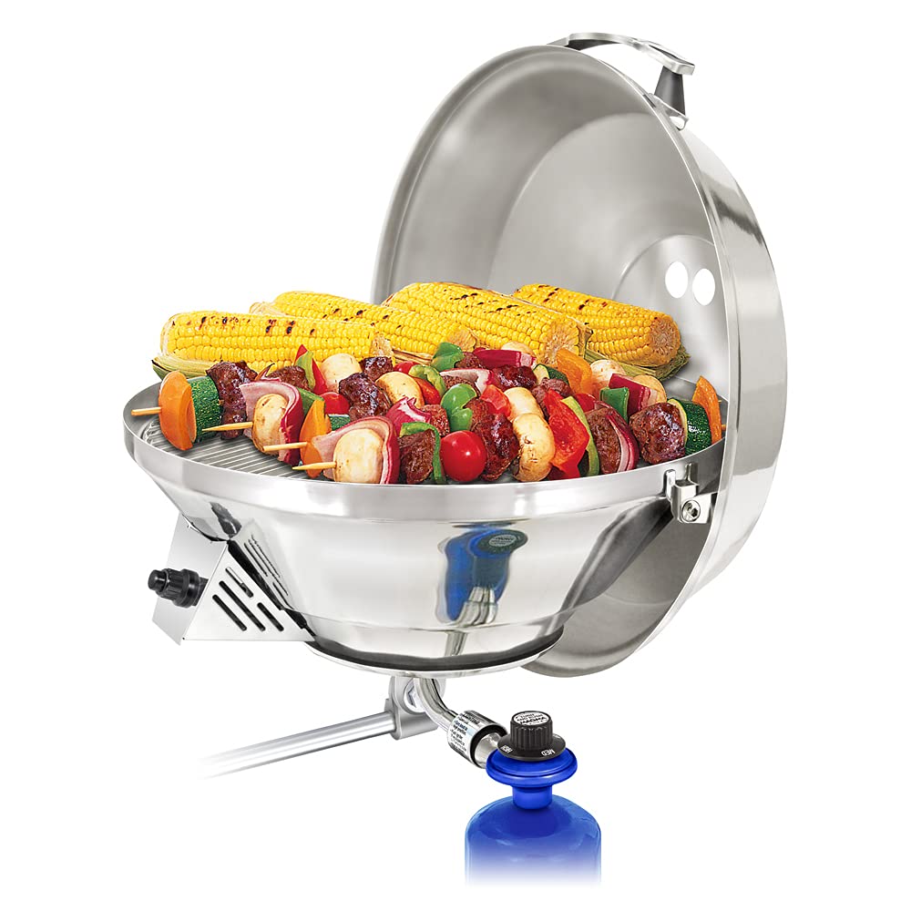 **Magma Products Marine Kettle 3 - Portable Propane Stove & Gas Grill Combo for Boating, Camping & Outdoor Cooking**