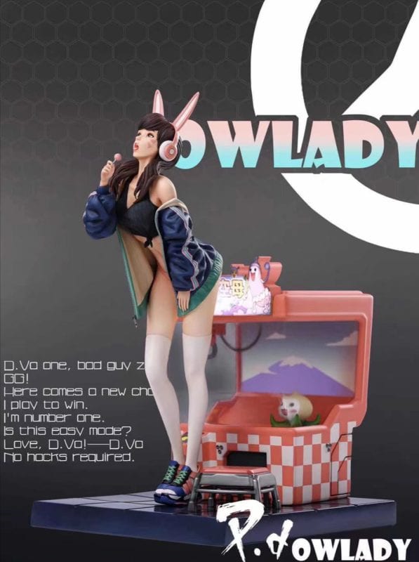 Custom Overwatch D.Va Themed Gaming Accessories - Perfect for Cosplay, Gamer Gifts & Esports Enthusiasts