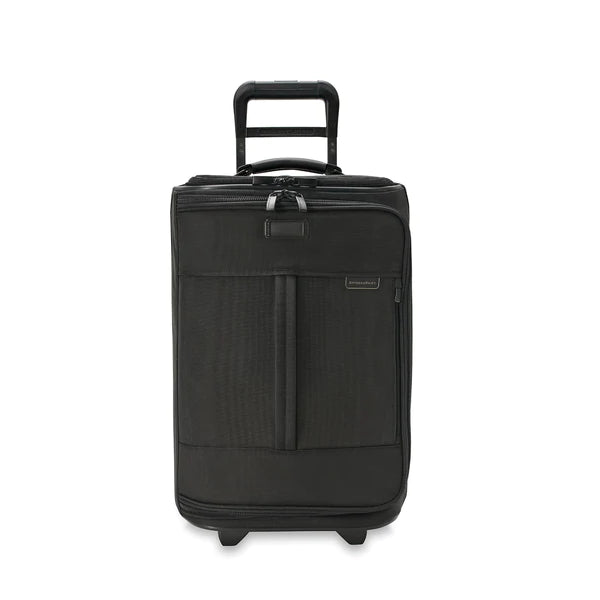 Briggs & Riley Baseline 2-Wheel Carry On Duffle Luggage - Lightweight Expandable Travel Bag for Business Trips & Weekend Getaways