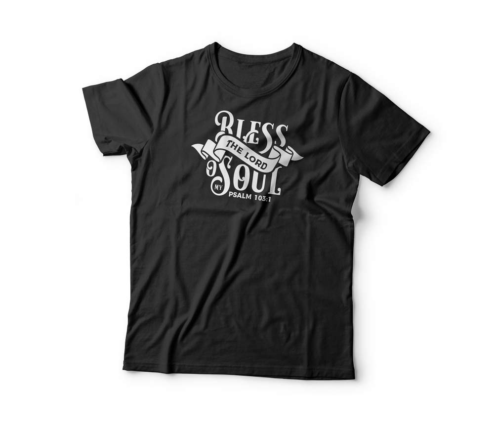 Brothers Tshirts Psalm 103:1 - 100% Cotton Christian T-Shirts for Men & Women - Bible Verse Tees for Church, Worship & Daily Wear